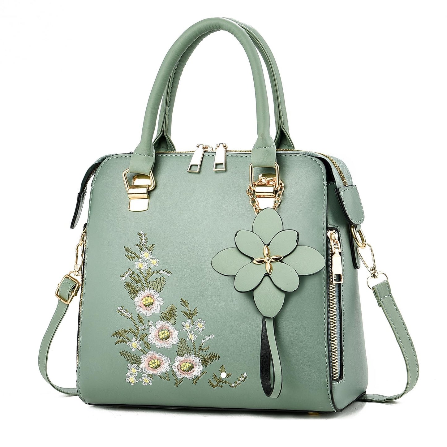 Vintage Embroidered Crossbody Purses for Women - Stylish Satchel Handbags1