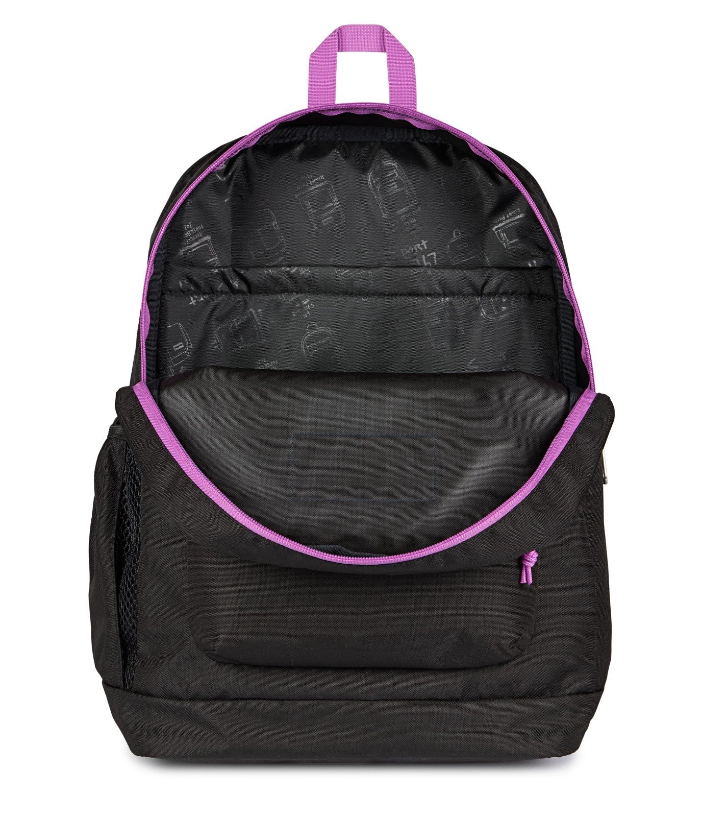 26L Cross Town Plus Backpack   Stylish Pop Art Pansies, Durable, Lightweight, Sc5
