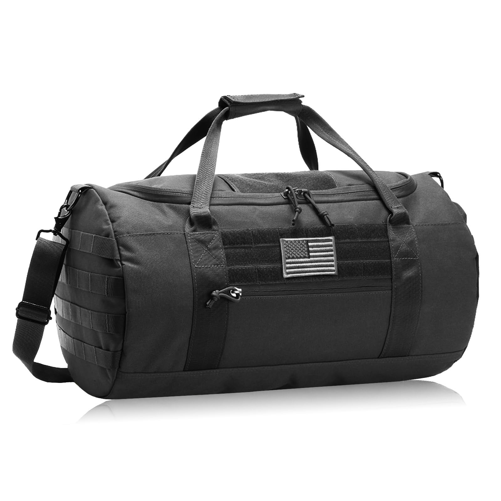Tactical Gym Bag 40L - Heavy Duty Duffle with Adjustable Strap for Fitness & Tra1