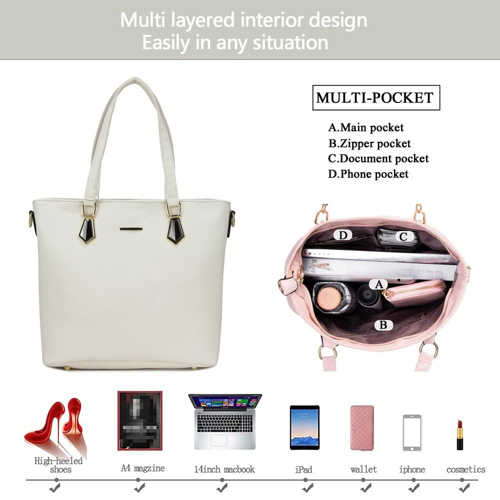 Stylish Designer Handbags for Women - Satchel Tote Shoulder Bag, Top Handle5