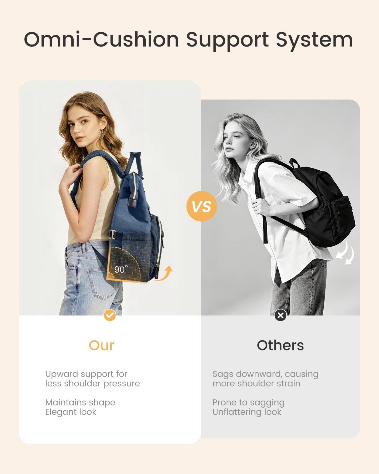 Quilted Laptop Backpack for Women   Stylish Work Bag for Teachers & Nurses5