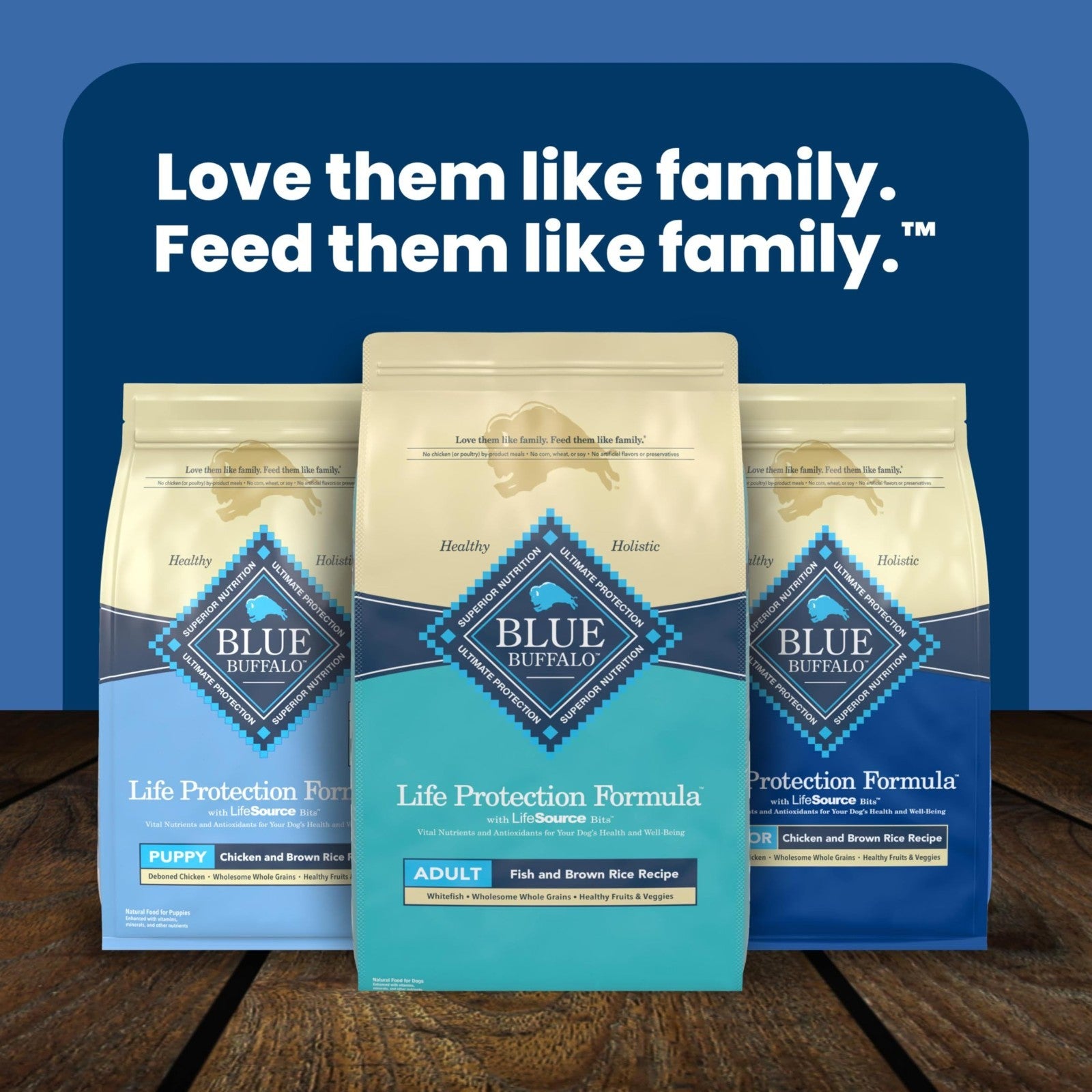 Premium Fish Adult Dry Dog Food   34 lb, Life Protection Formula, Healthy Nutrit9