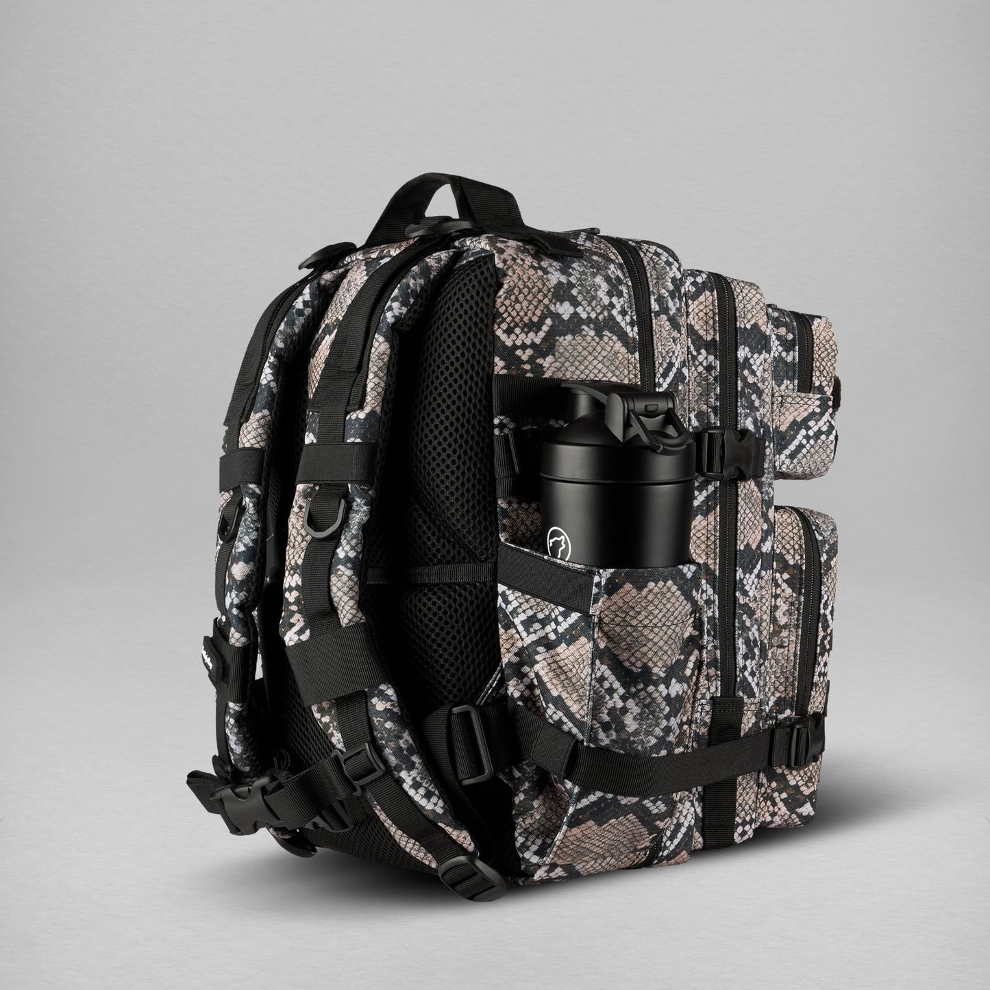 Durable 35L Waterproof Gym Backpack   1000D Oxford, MOLLE Webbing, Laptop Pocket3