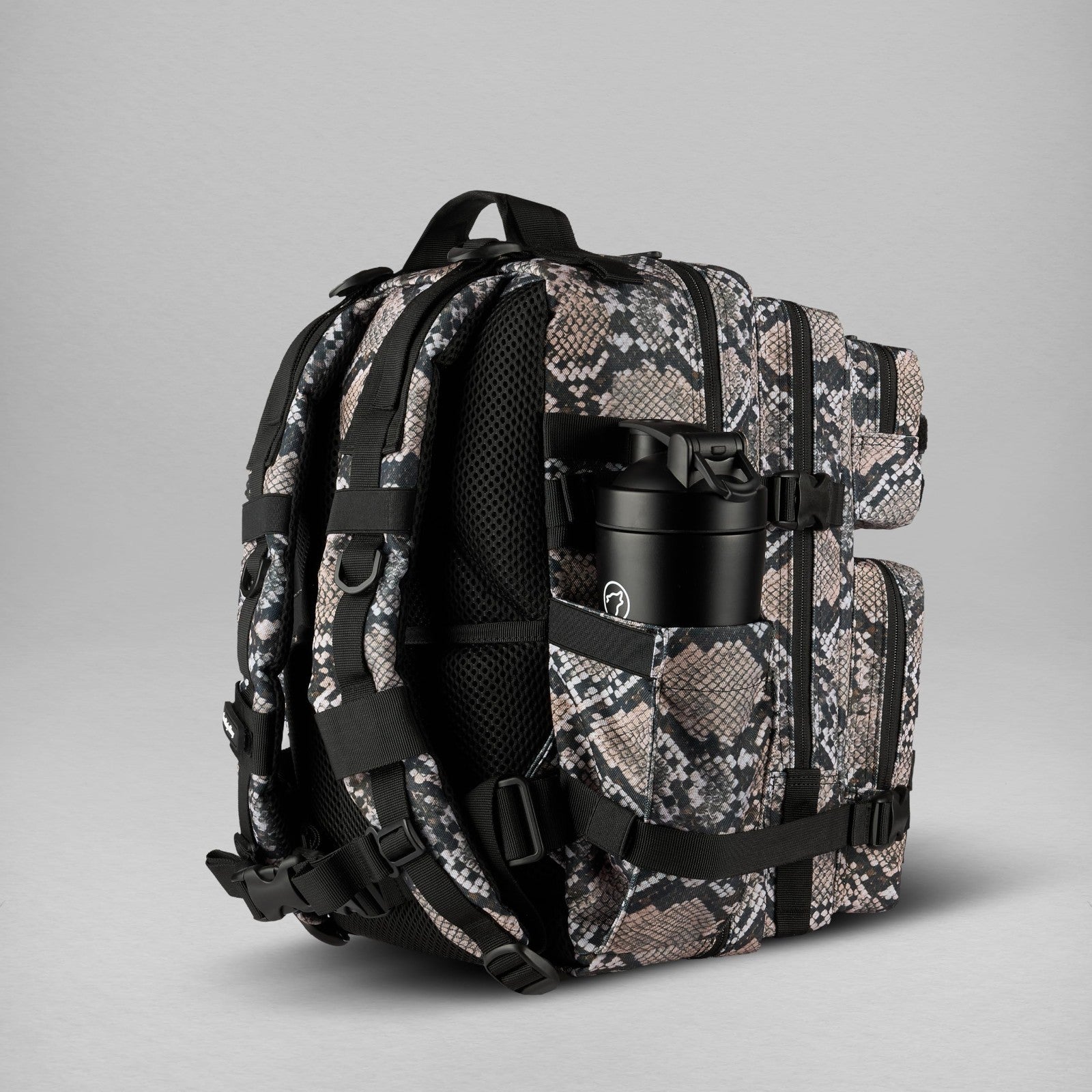 Durable 35L Waterproof Gym Backpack   1000D Oxford, MOLLE Webbing, Laptop Pocket3