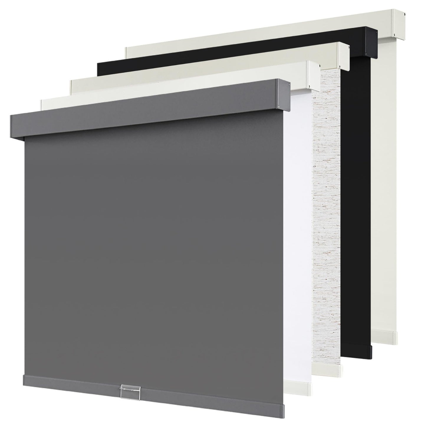 Cordless Blackout Roller Shades 20"W x 72"H Grey   Thermal Insulated, UV Protect1