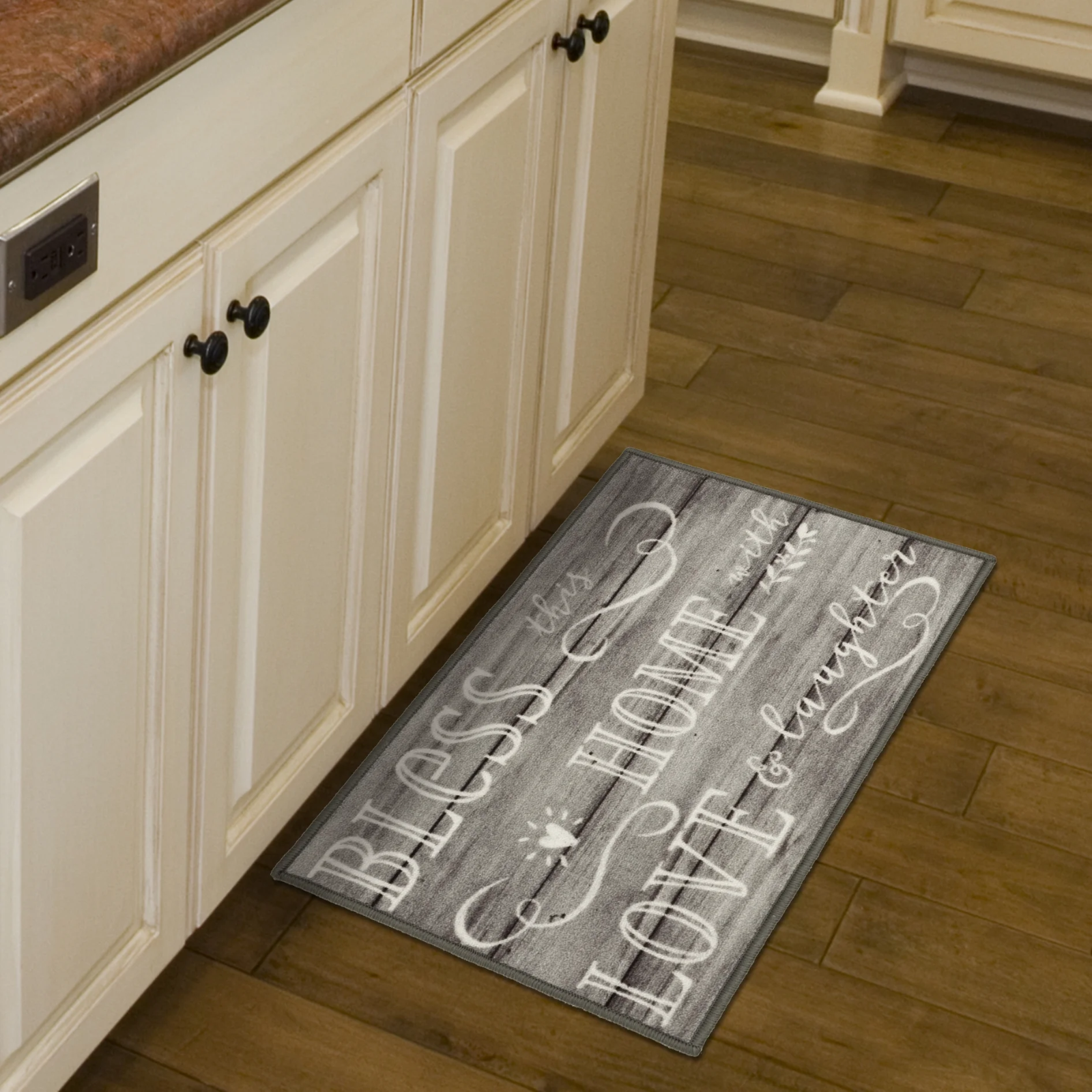 Mainstays Bless Home 17" x 30" Wood-Inspired Indoor Accent Rug1