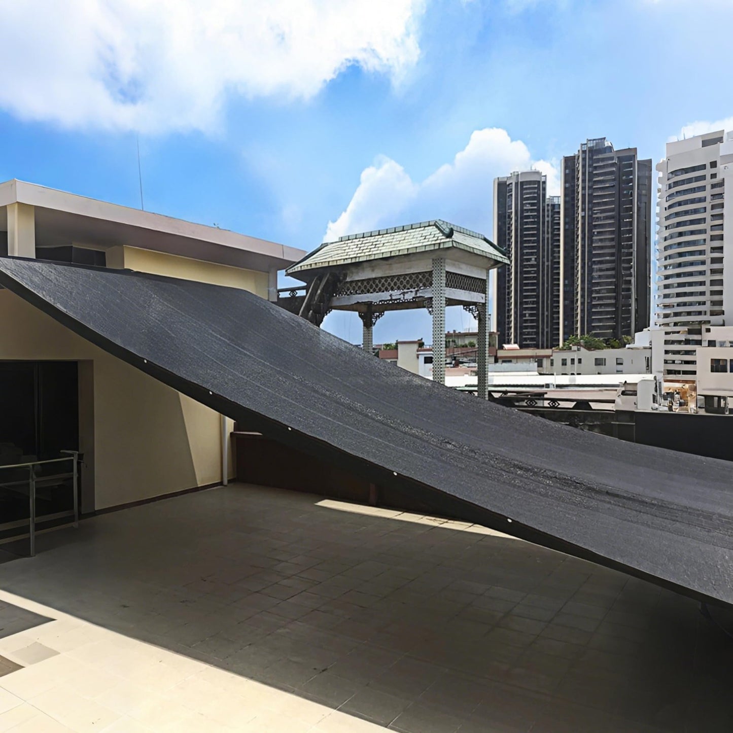 30x30 FT Black Shade Cloth - 50% Sun Shade Mesh Tarp for Garden, Greenhouse, Pat2
