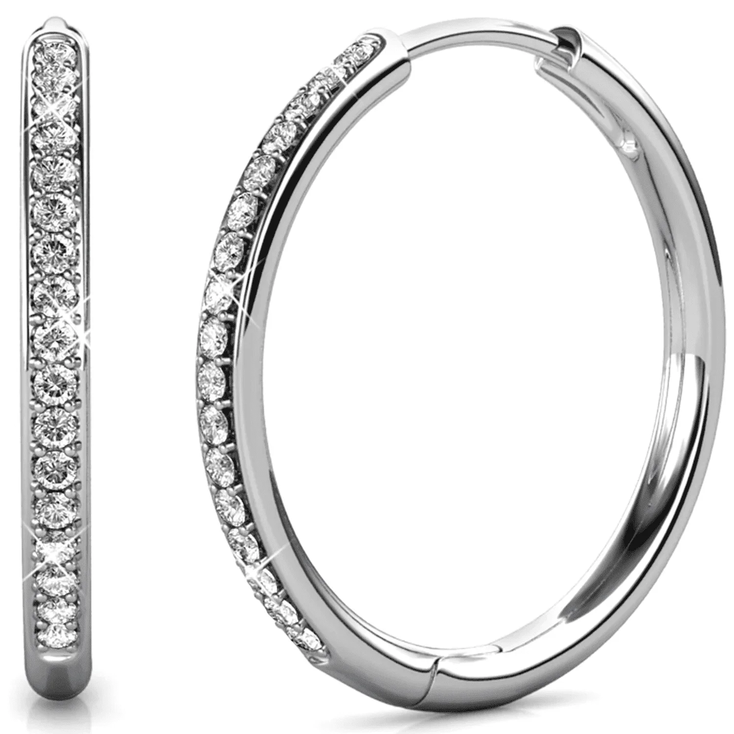 The Time and Tru Women's Layered Necklace with Cubic Zirconia Pendant is a stunn0
