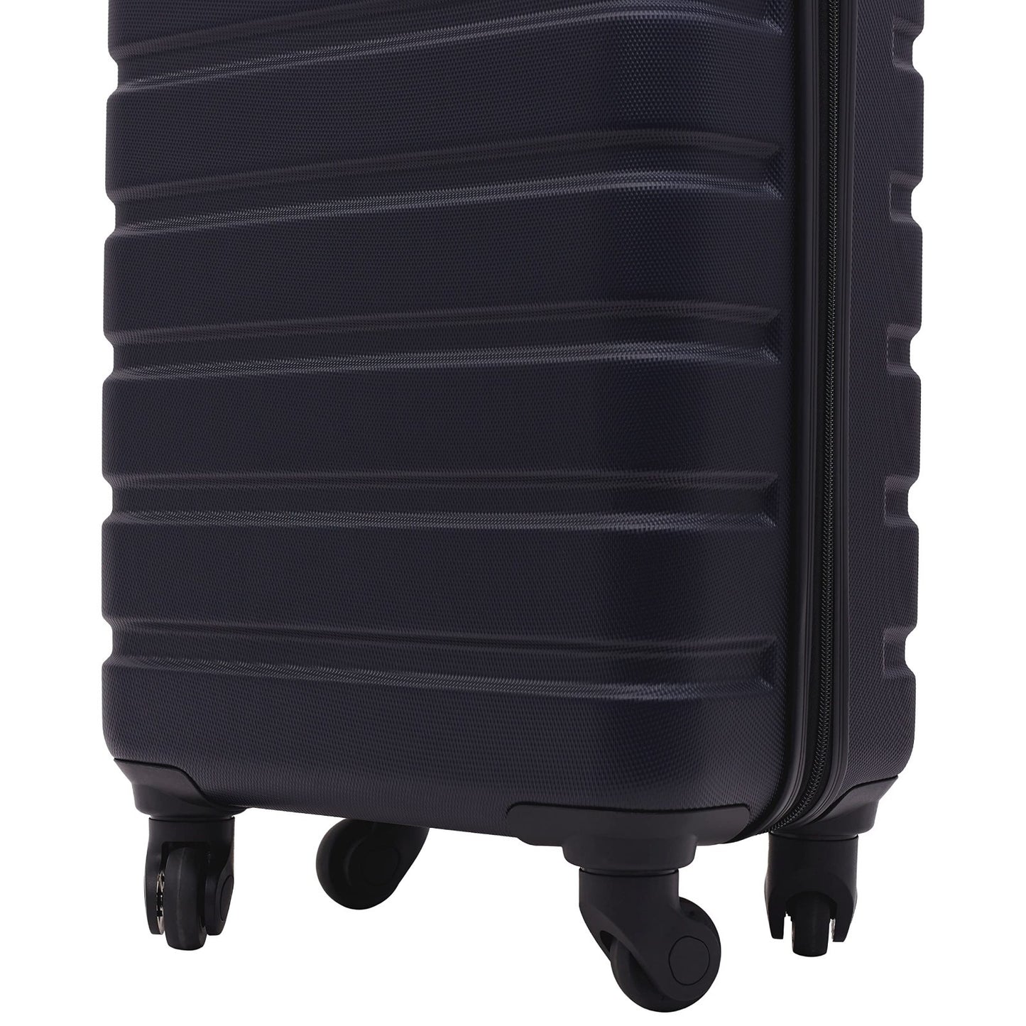 21.5" Navy Blue Spinner Carry-On Luggage - Lightweight, Durable Travel Bag6