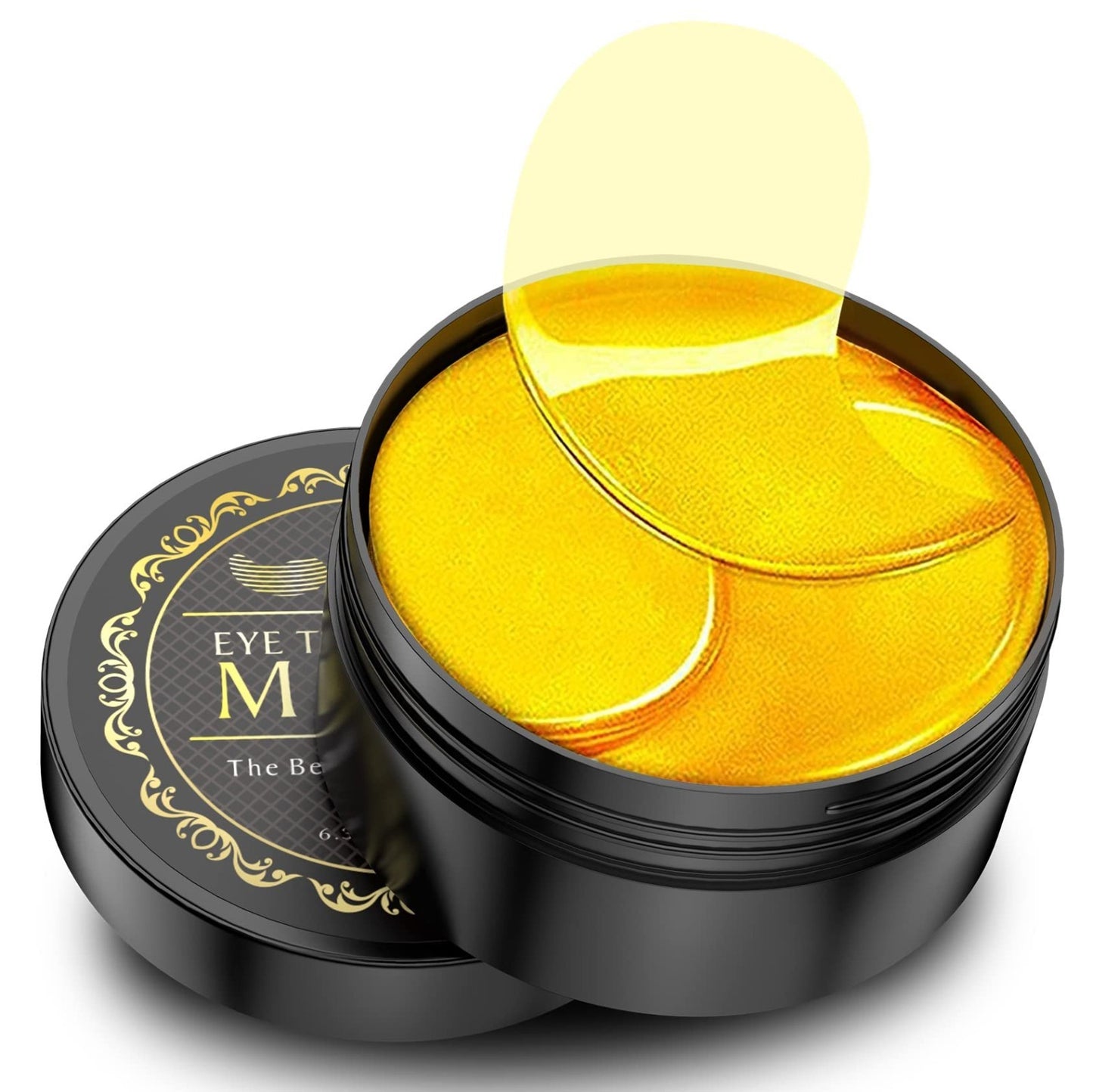 24K Gold Under Eye Patches   60 Pack Hydrating Eye Masks for Dark Circles & Puff1