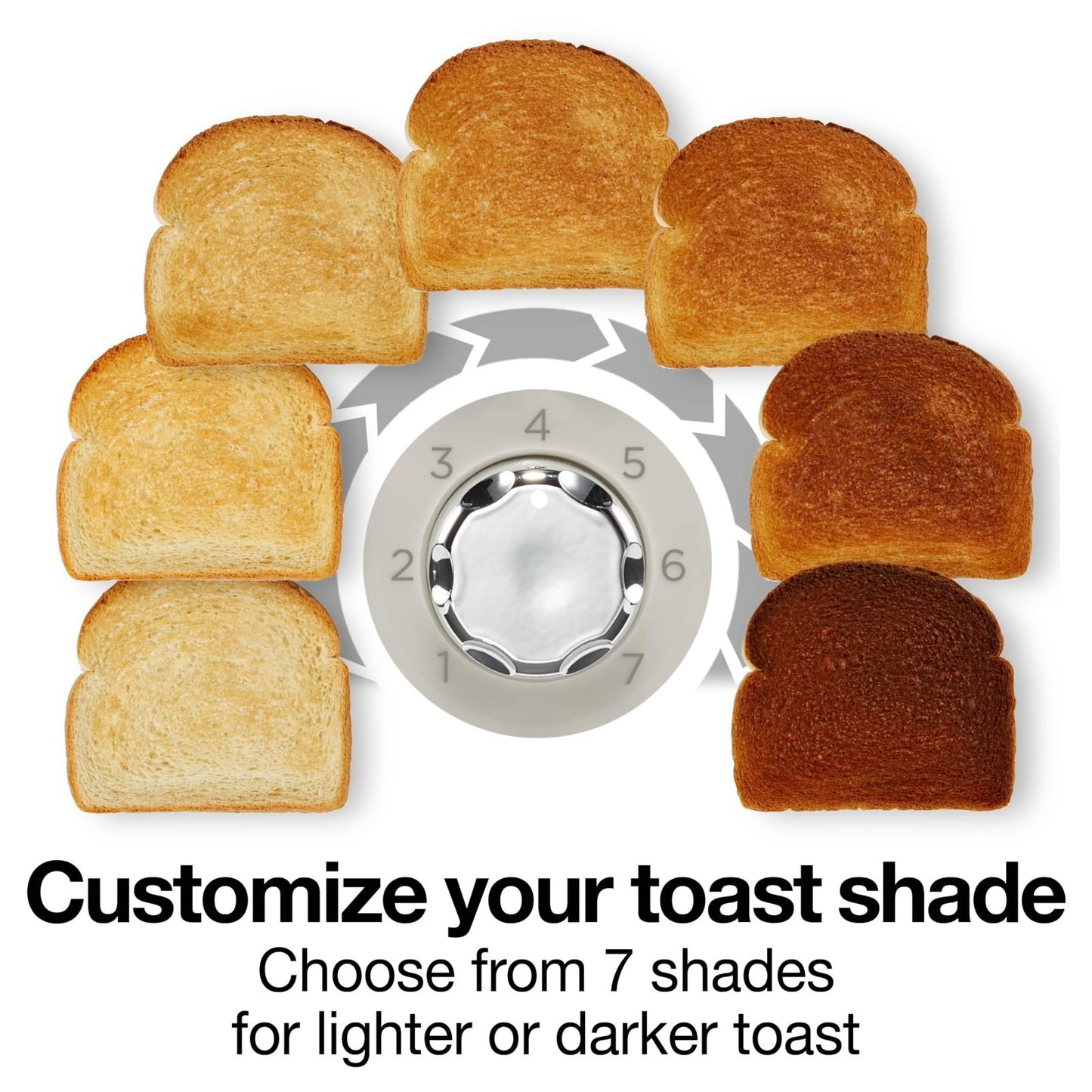 2 Slice Toaster with Bagel & Defrost Functions | 7 Shade Browning Control | Auto5