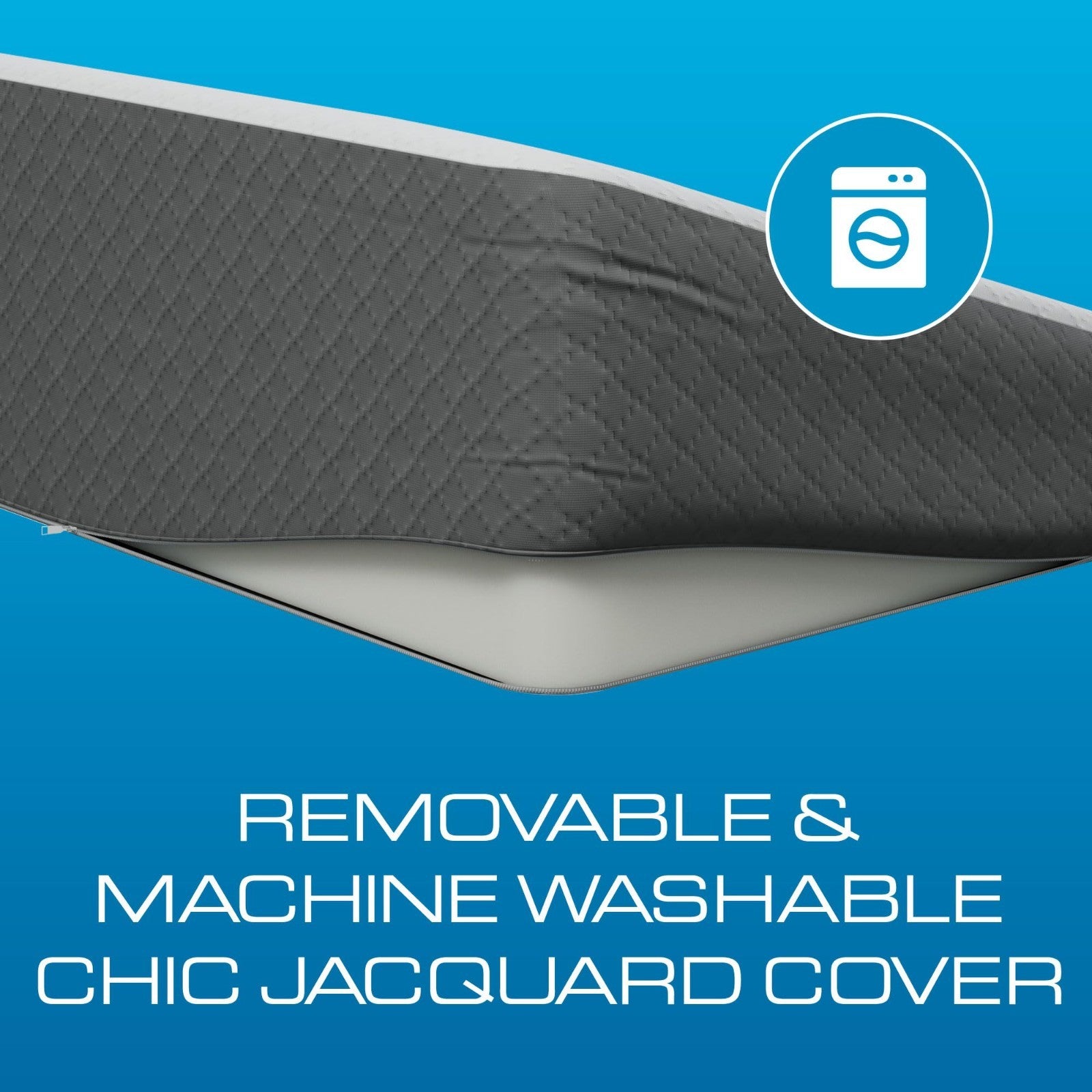 Extra Wide Bed Wedge Pillow for Sleep Apnea | Comfort Headboard Wedge 7.5" Heigh5