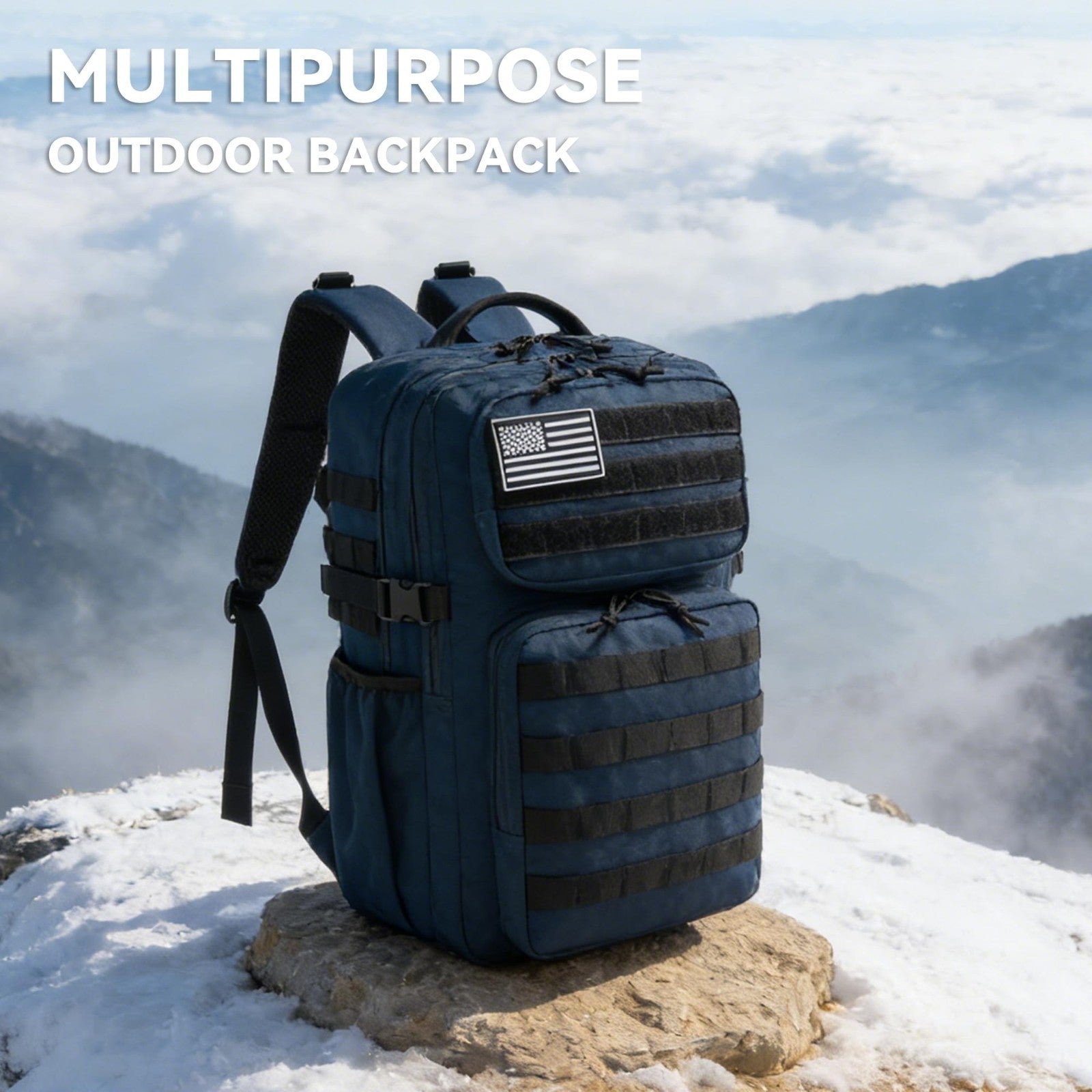 Waterproof Military Tactical Backpack   3 Day Assault Molle Daypack with Bottle2