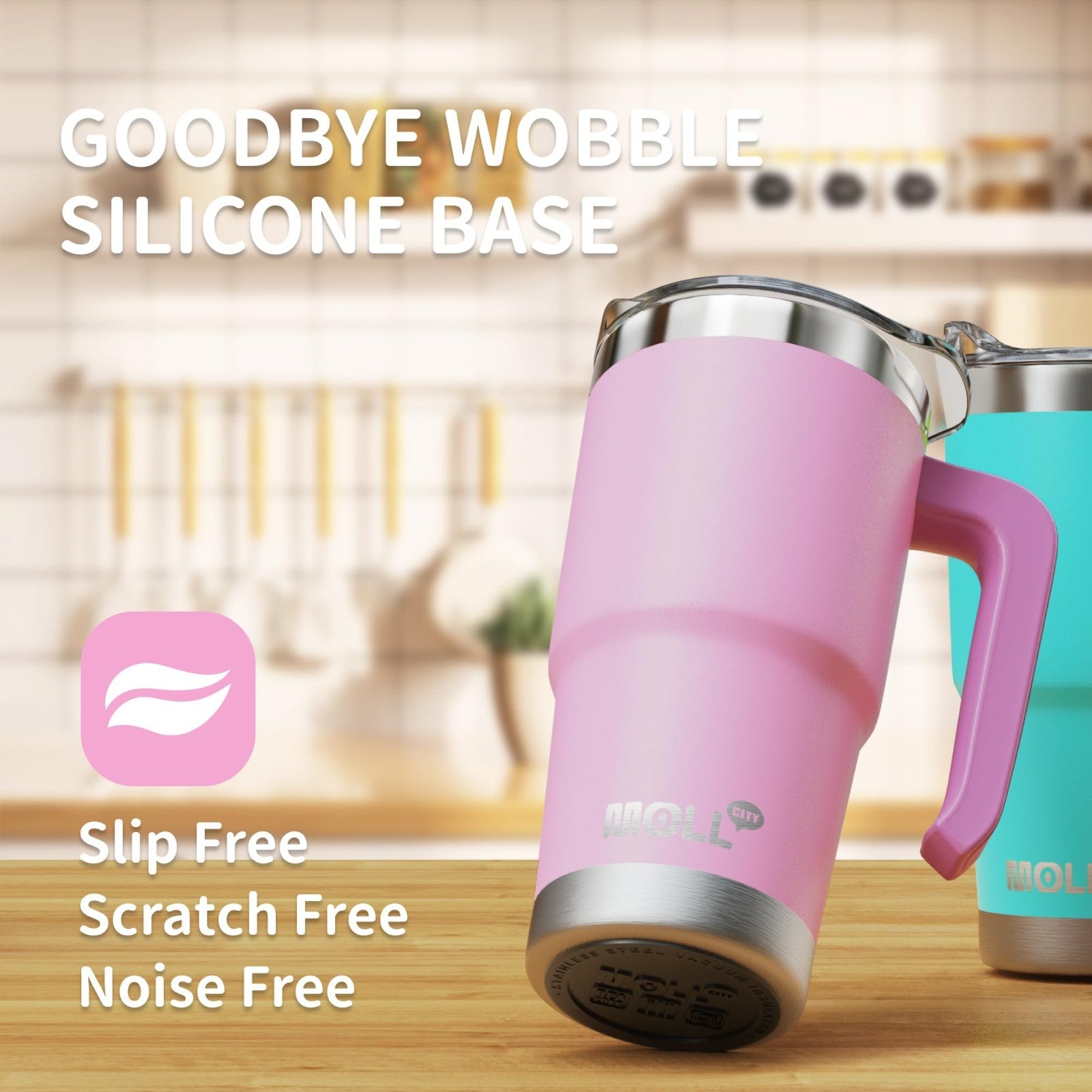 Kids Insulated Tumbler 16oz   Stainless Steel Double Wall Travel Mug with Lid &5