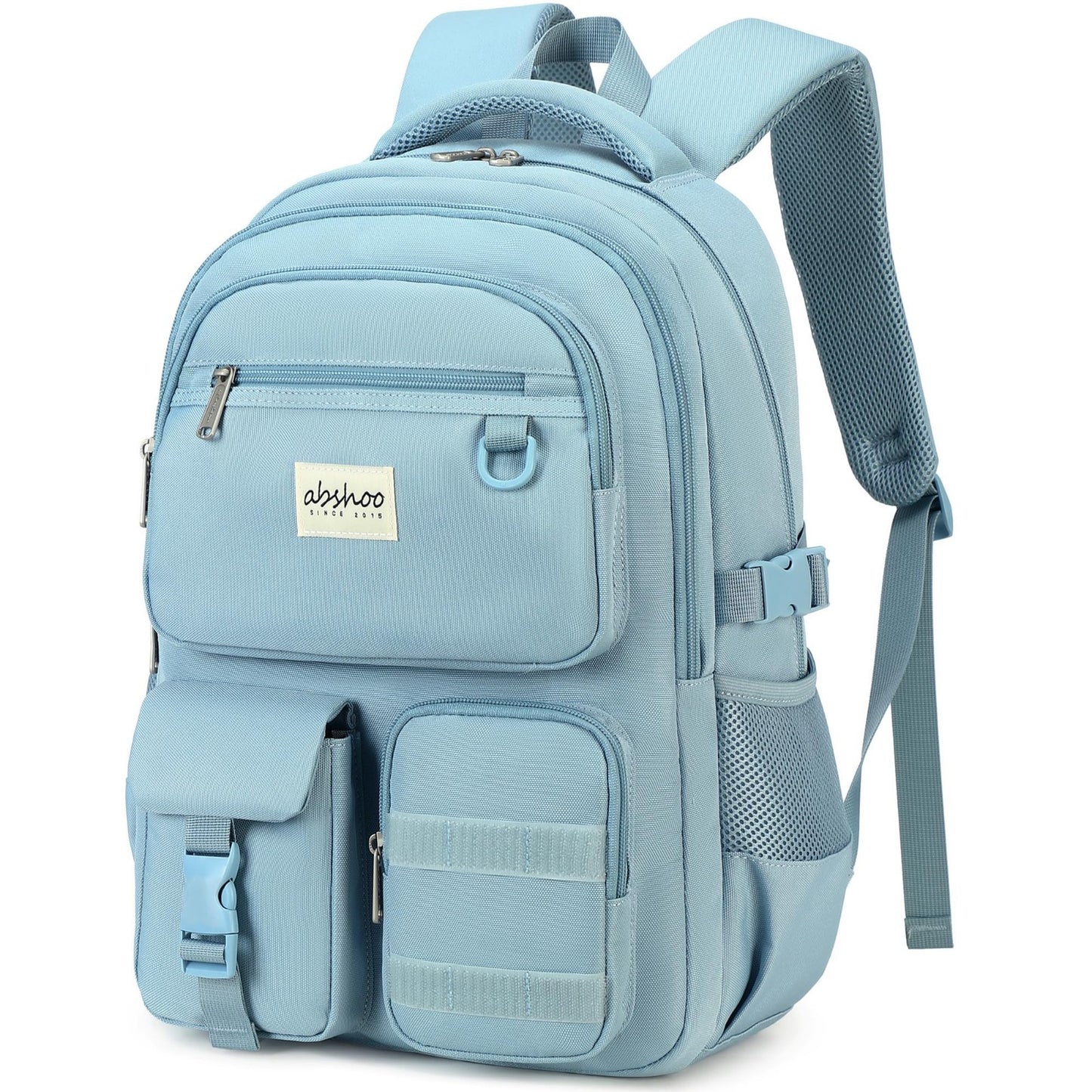 Large Heavy Duty Backpack for School, College, Travel   Multi Pocket Bookbag2