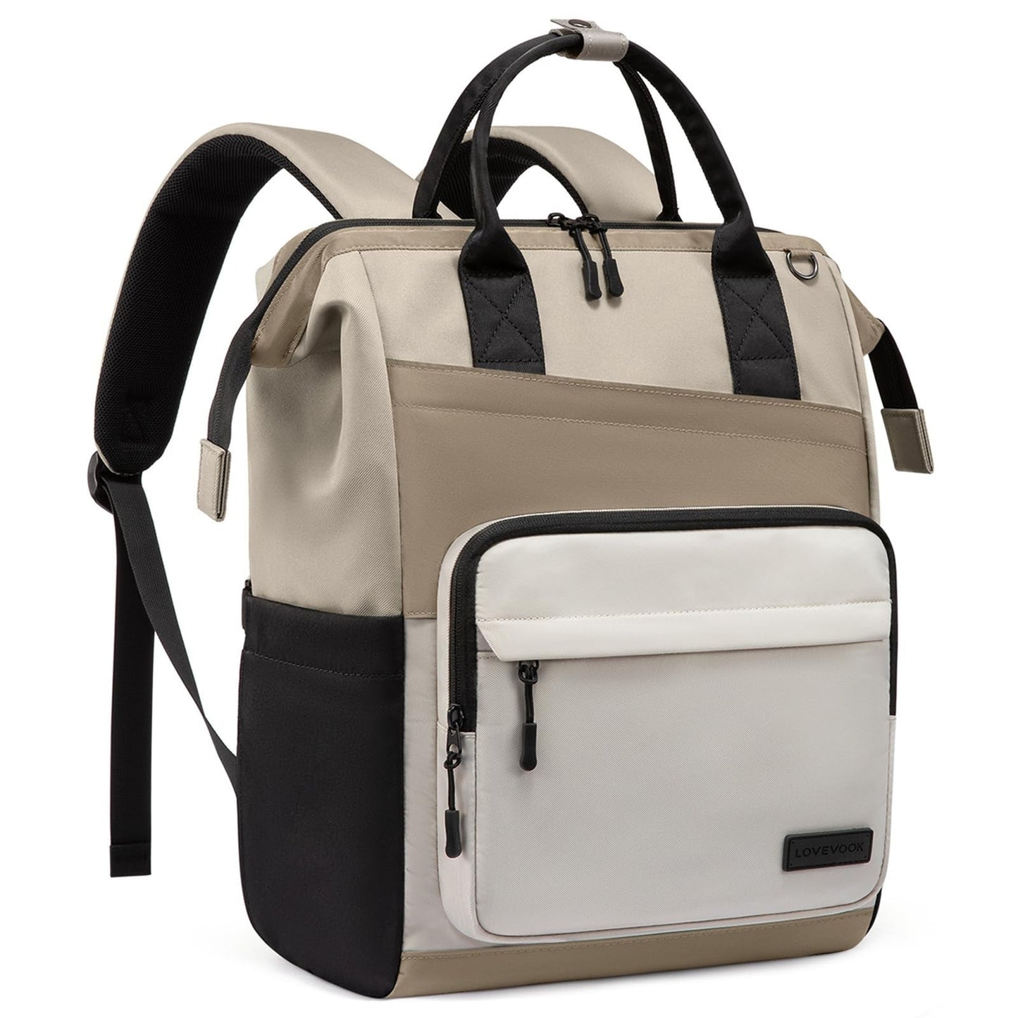 Stylish 15.6" Laptop Backpack for Women   Water Resistant, Large Capacity Travel0