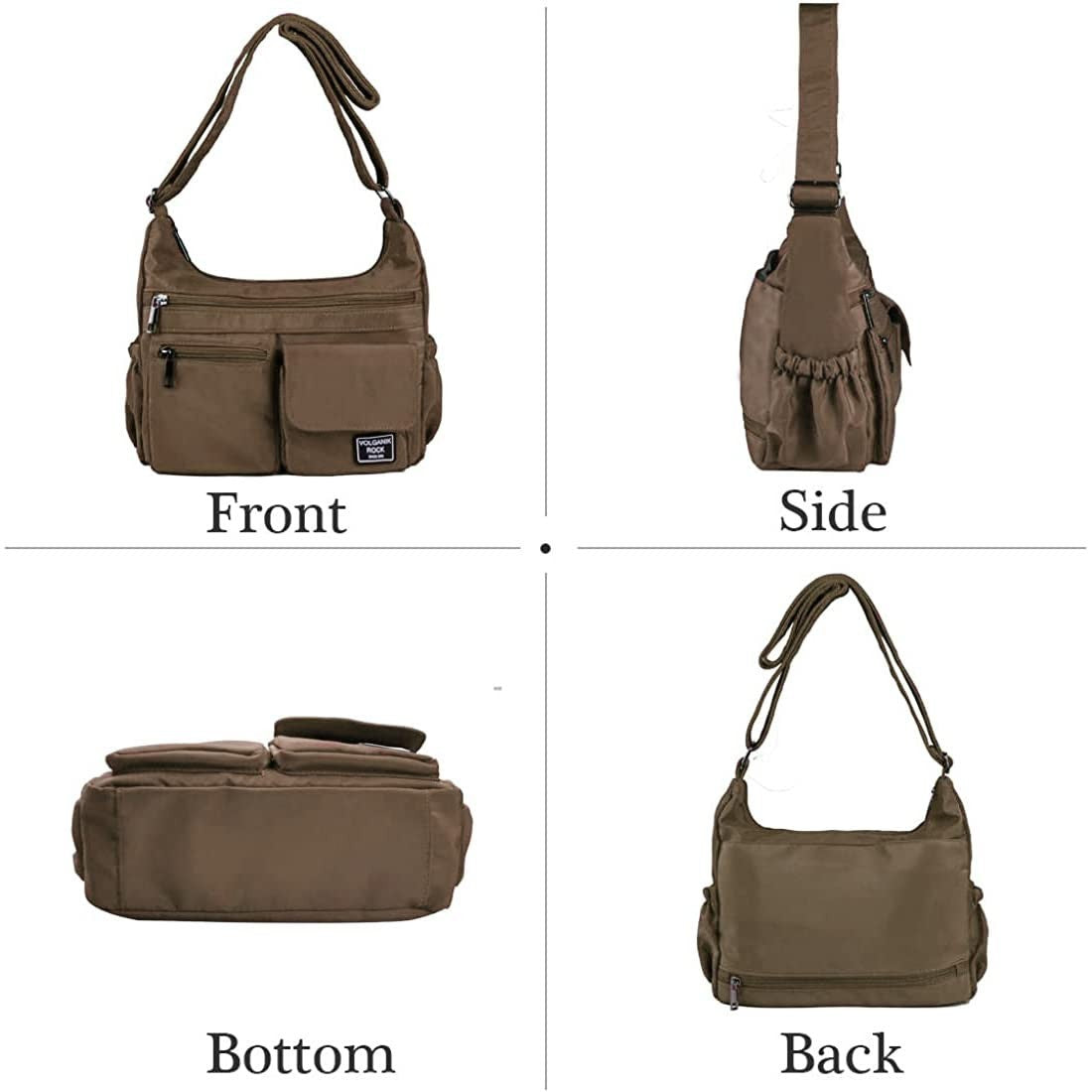 Lightweight Waterproof Crossbody Bag for Women | RFID Travel Shoulder Purse3