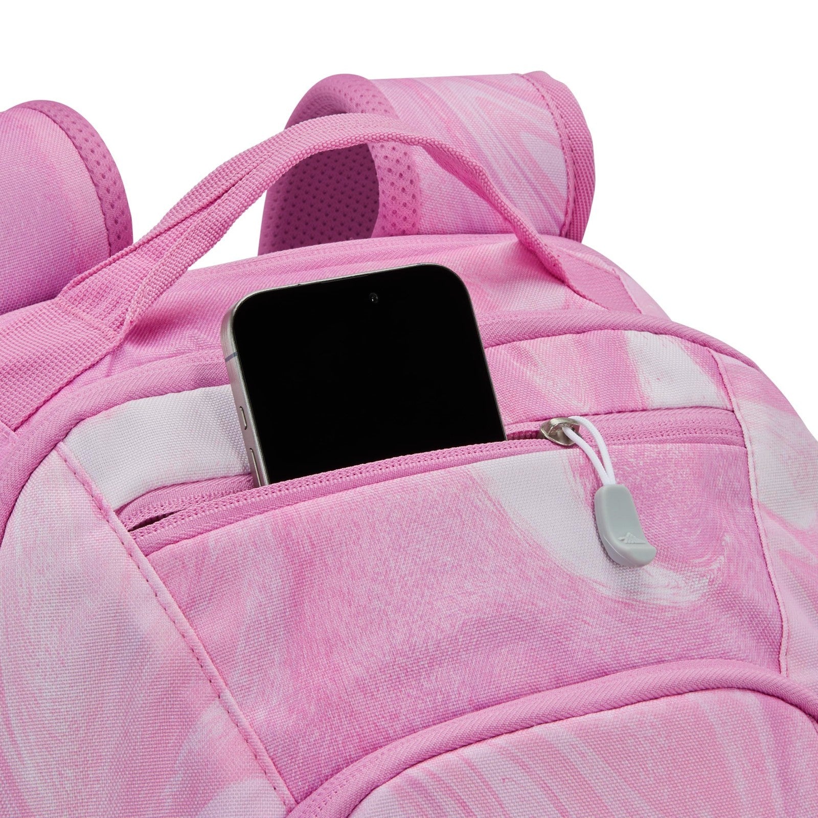 Travel Laptop Backpack with Drop Protection, Tablet Sleeve, Pink Marble Swirl4