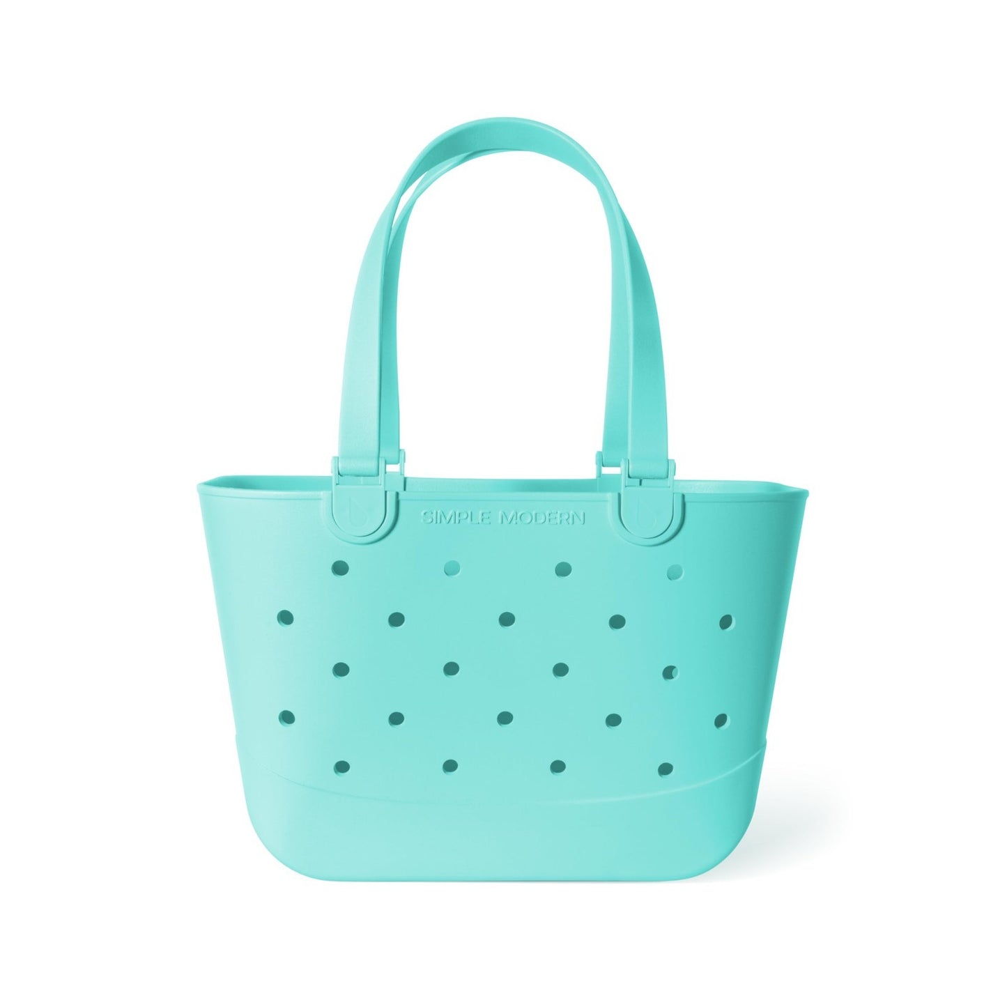 Large Waterproof Beach Tote Bag | Zipper Pocket | Travel & Pool Essentials | Blu0