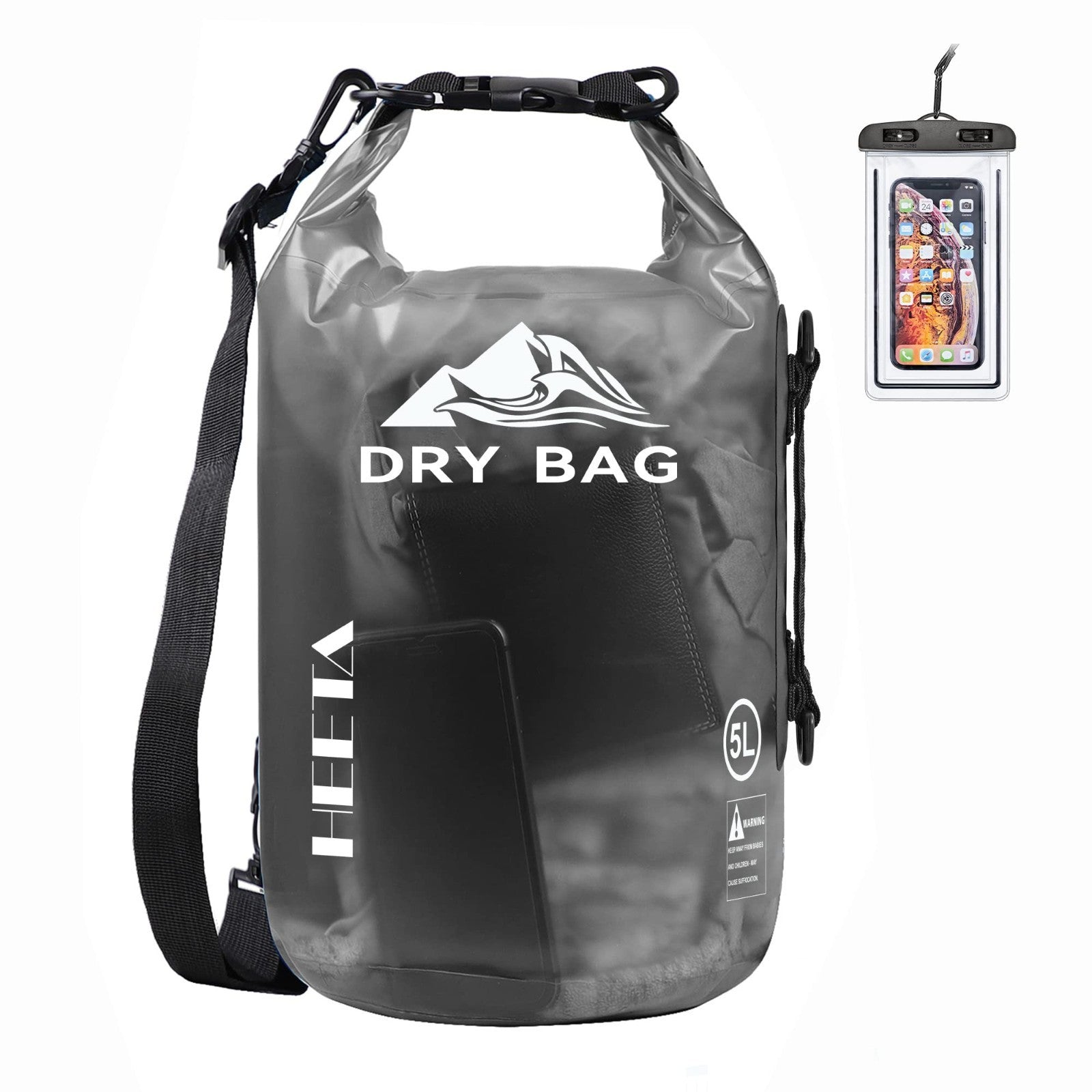 Waterproof Dry Bag for Travel, Kayaking, Boating - Lightweight Roll Top Backpack1