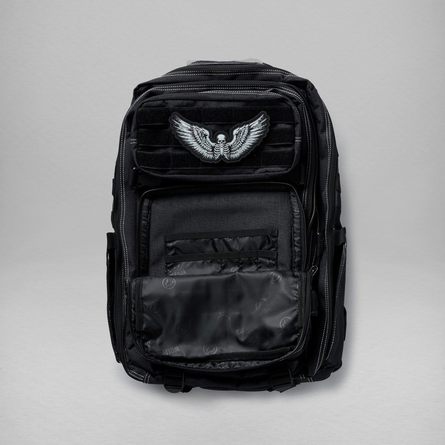 Durable 45L Waterproof Gym Backpack   1000D Oxford, MOLLE Webbing, Laptop Pocket5