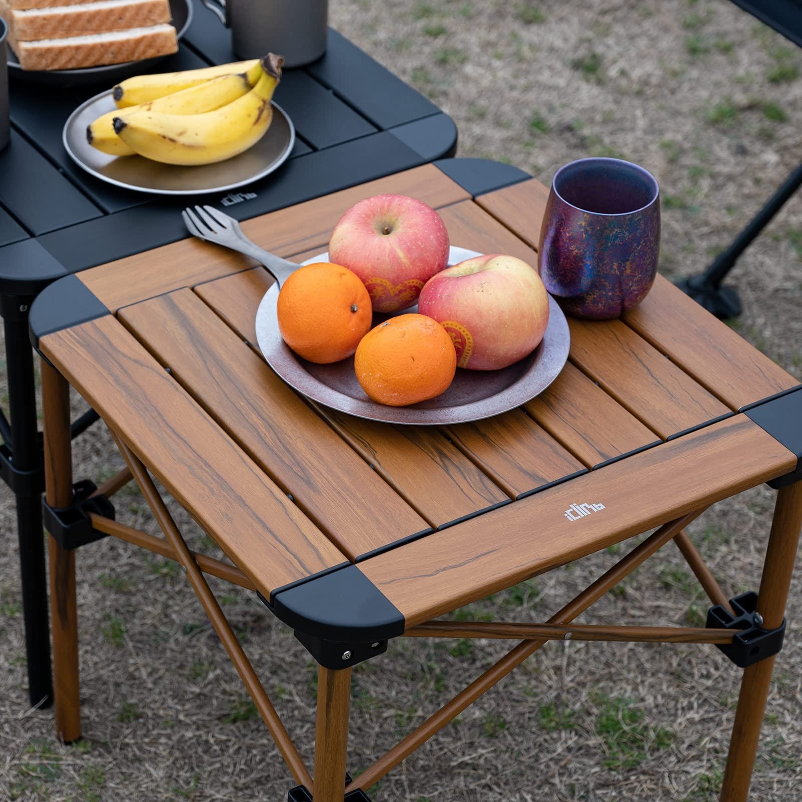 Lightweight Folding Square Table with Carry Bag - Portable for Camping, BBQ, Pic2