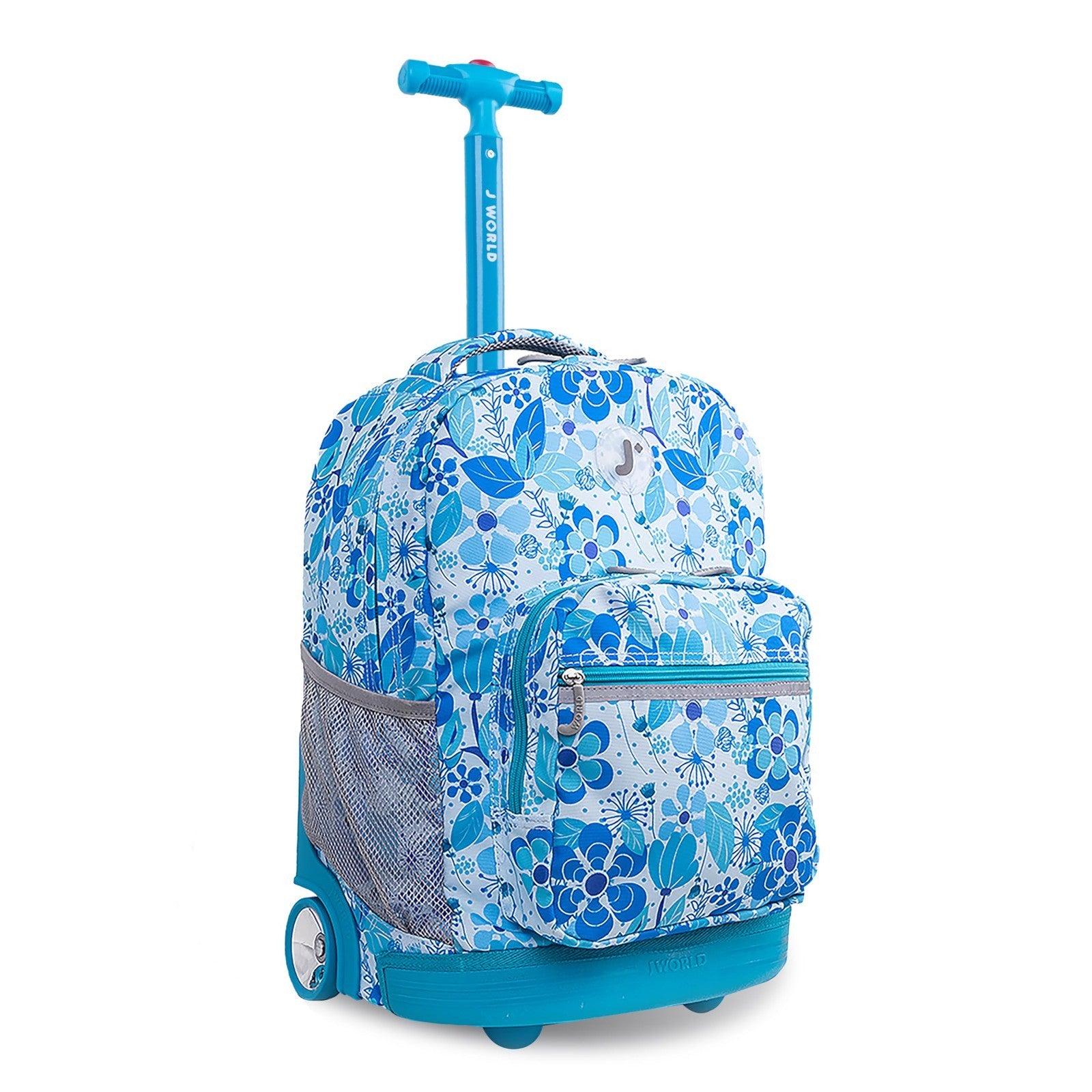 Kids Rolling Backpack with Wheels, School Roller Bookbag for Boys & Girls, 18"x11