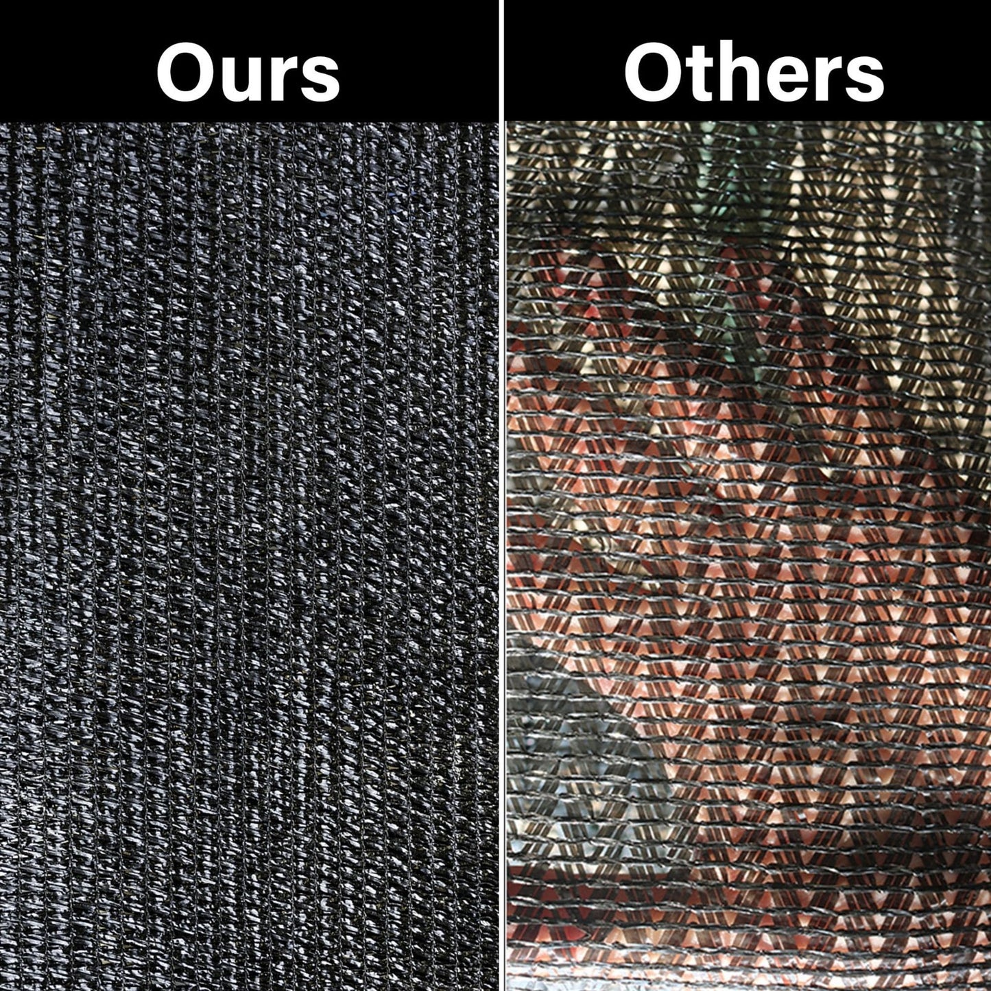 50% Black Shade Cloth 6.6x16 FT Durable Mesh Tarp with Grommets for Garden, Gree4