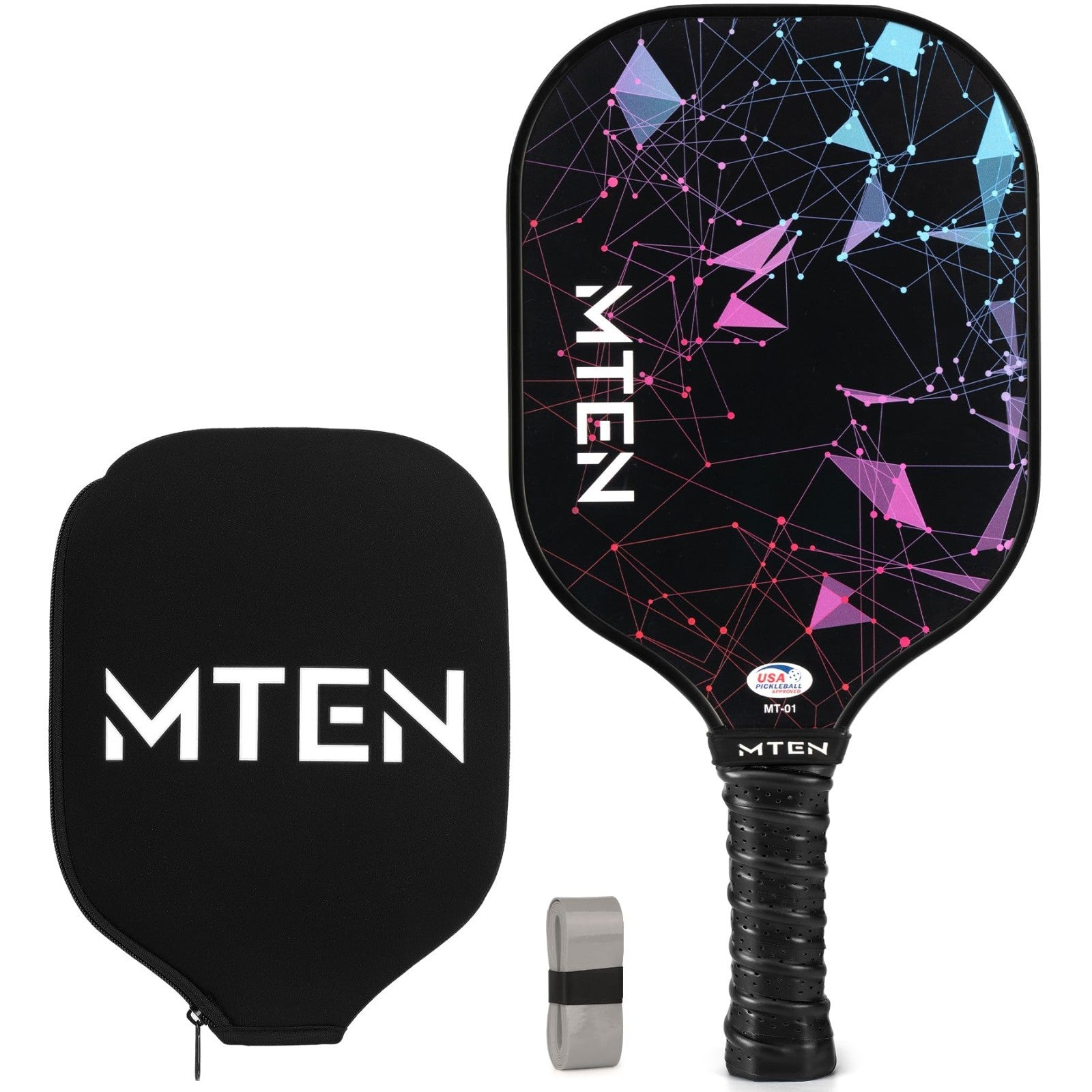 Pickleball Paddle Set of 2/4/1 - USAPA Approved Fiberglass Rackets, Lightweight0