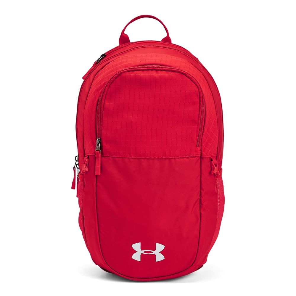 Men's All Sport Backpack, Red & White, One Size Fits All, Durable, Lightweight,1