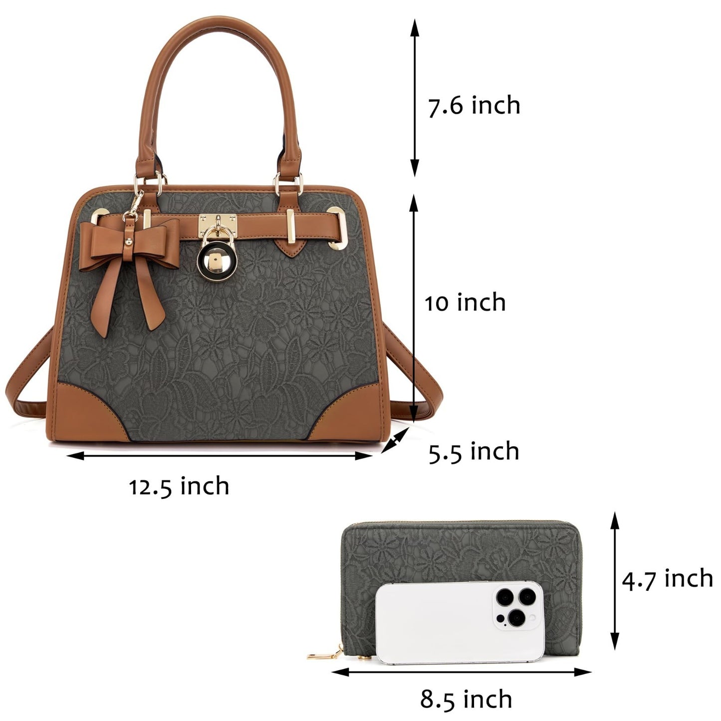 Versatile Women's Handbag - Stylish Tote, Satchel & Shoulder Purse Wallet2