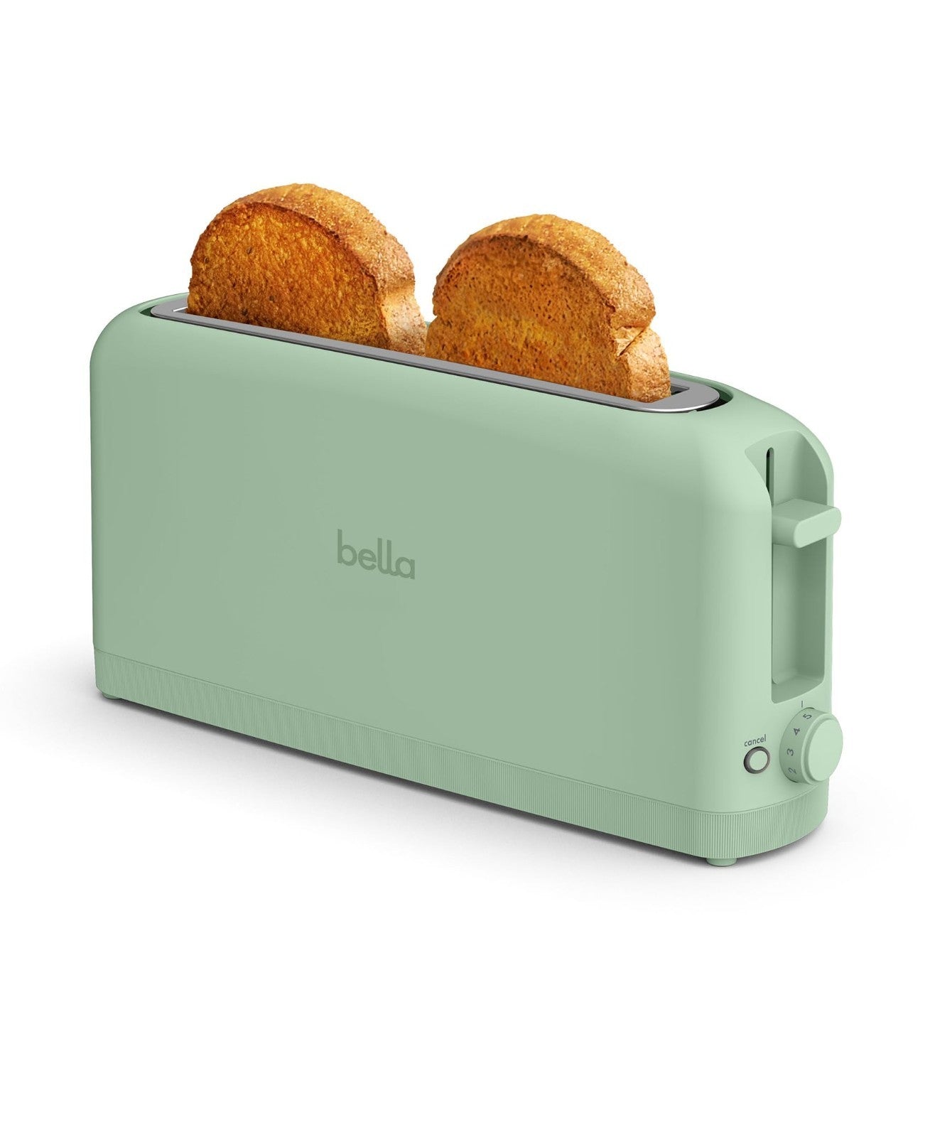 Slim 2 Slice Toaster   Long Slot, Extra Wide, Fits Anywhere, Seaglass Color1