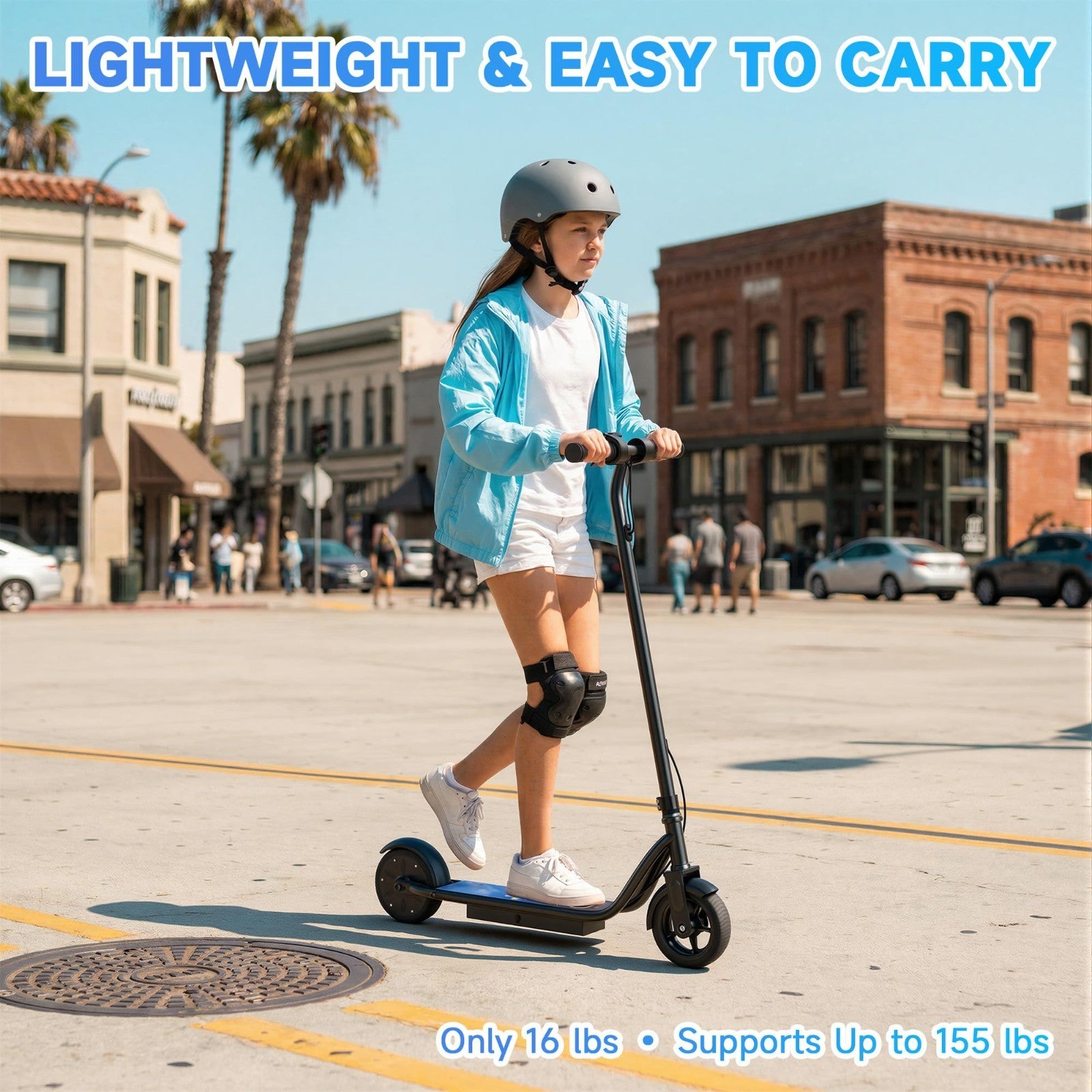 Electric Scooter 350W-500W Motor, 9-22 MPH, 10-41 Miles Range, Foldable Commuter8
