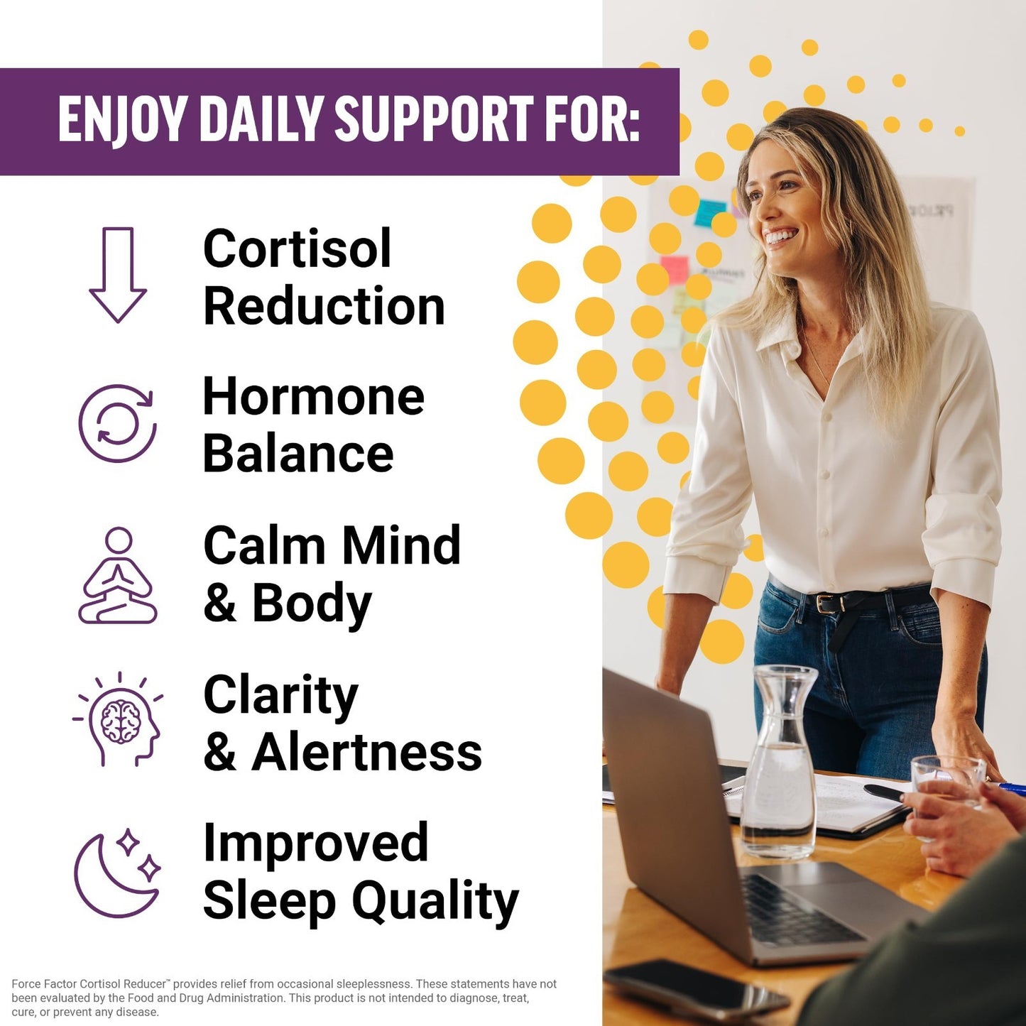 Cortisol Reducer for Women with Ashwagandha, L-Theanine & Magnolia Bark - 90 Cap2
