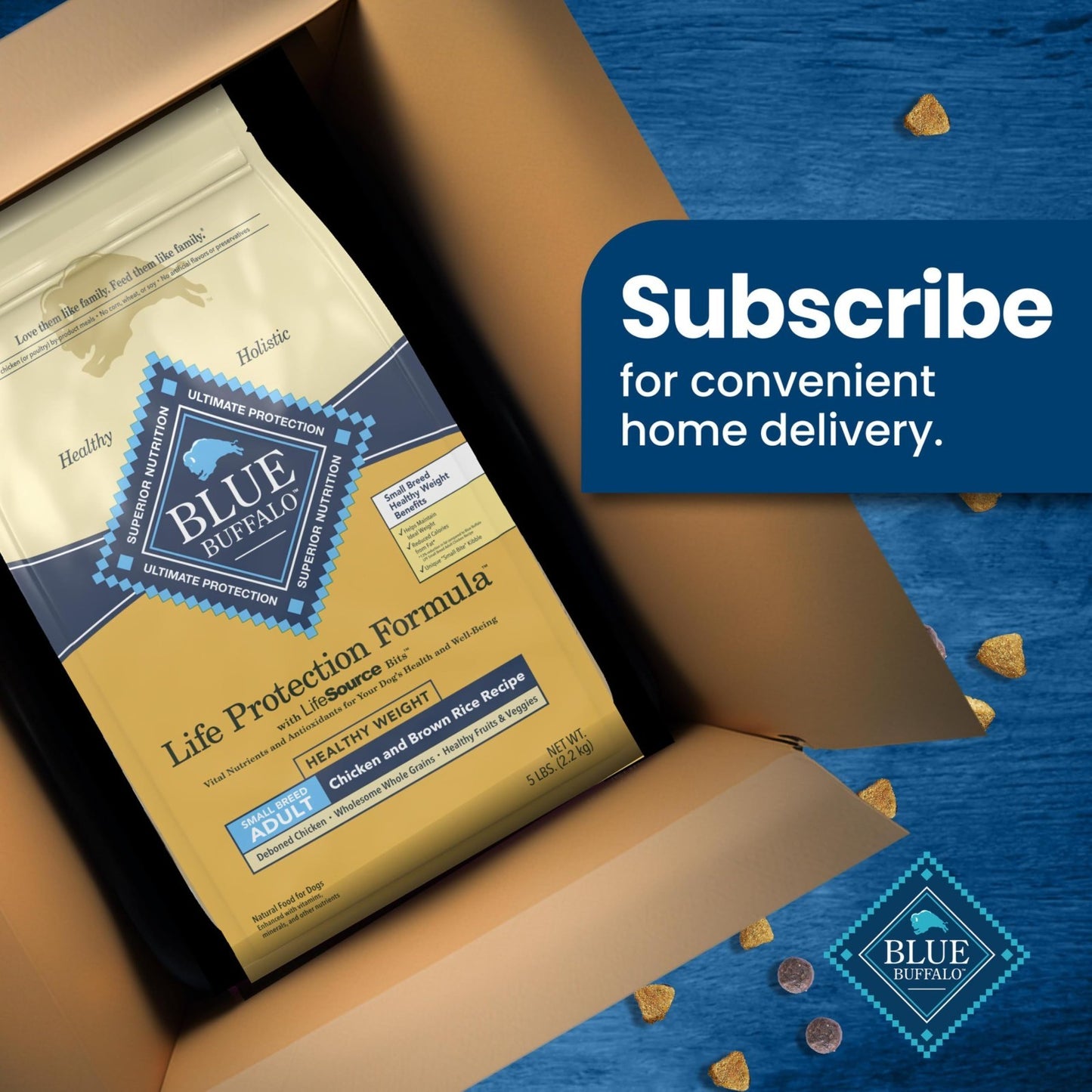 Healthy Weight Small Dog Food   Blue Buffalo Life Protection, 5 lb, Grain Free,10