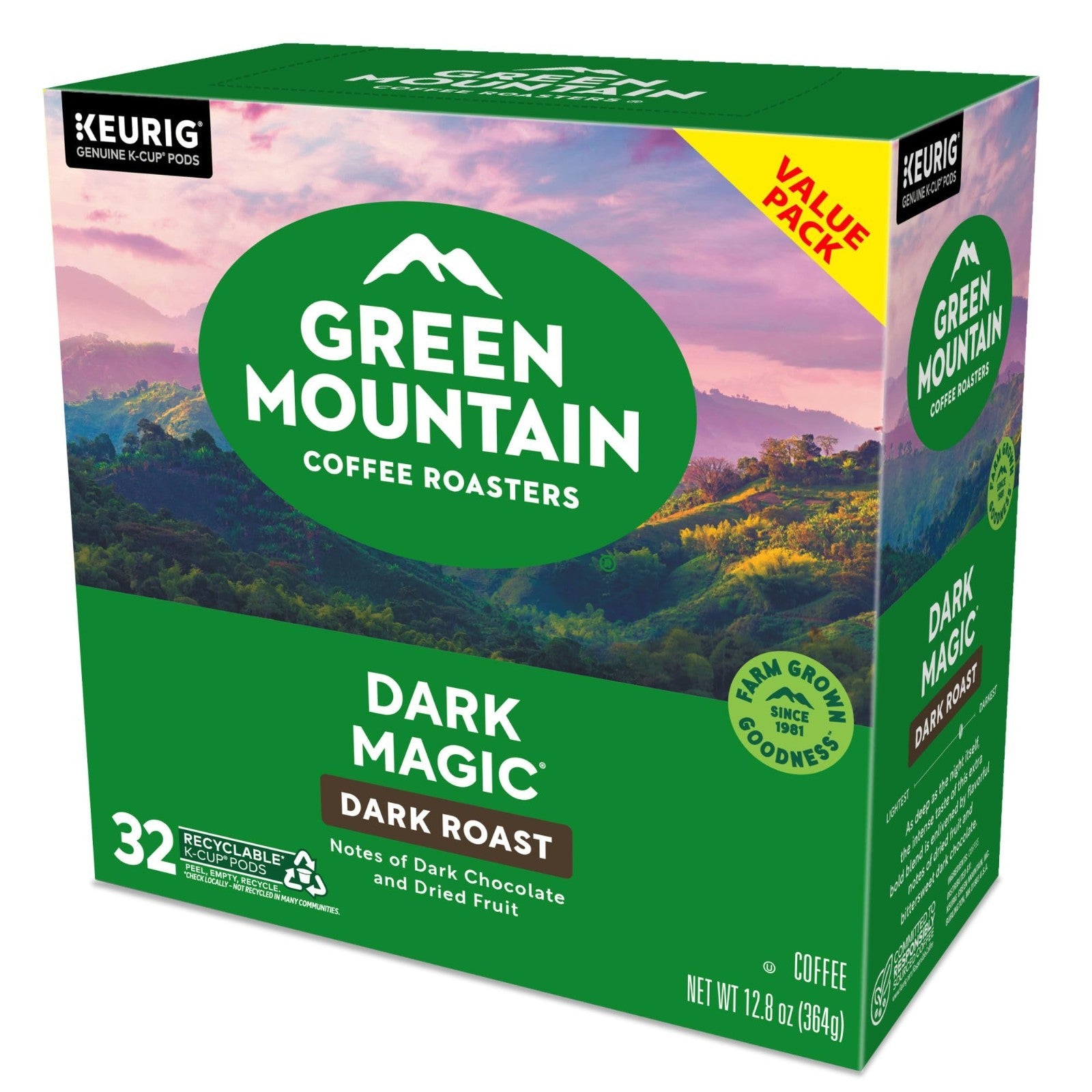 Dark Magic Dark Roast Coffee K Cup Pods, Single Serve, 32 Count, Gourmet Brew17