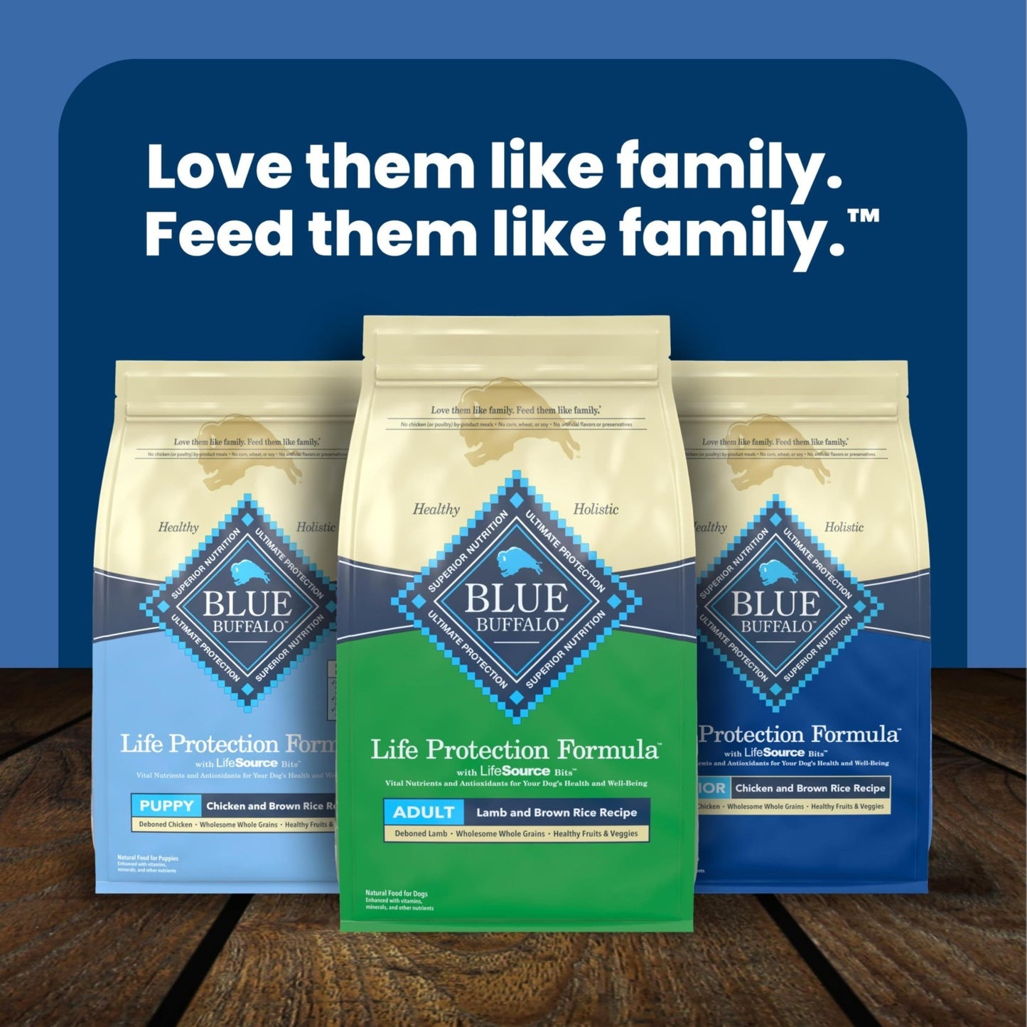 Lamb & Brown Rice Adult Dry Dog Food   15 lb, Life Protection Formula, Healthy N9