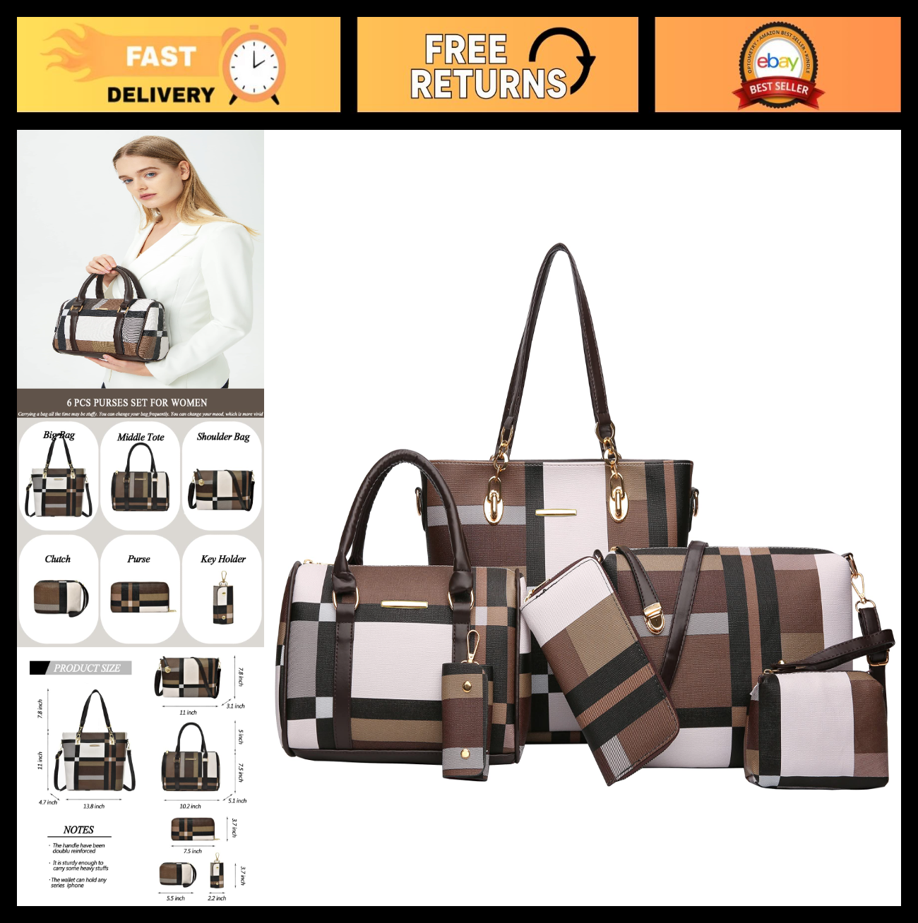 Stylish Designer Handbags for Women - Satchel, Shoulder Tote & Top Handle Bag0