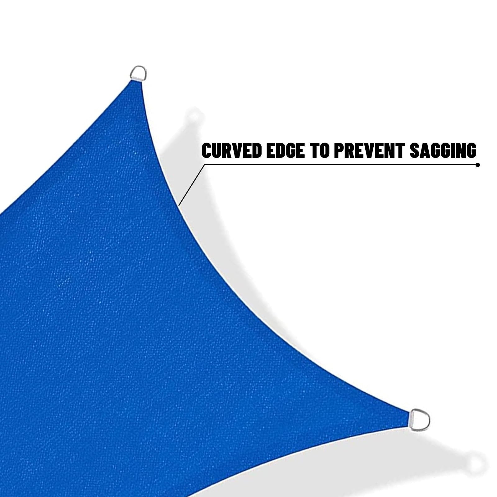 10' x 13' Rectangle Shade Sail Canopy   95% UV Block Outdoor Sun Shade for Patio6