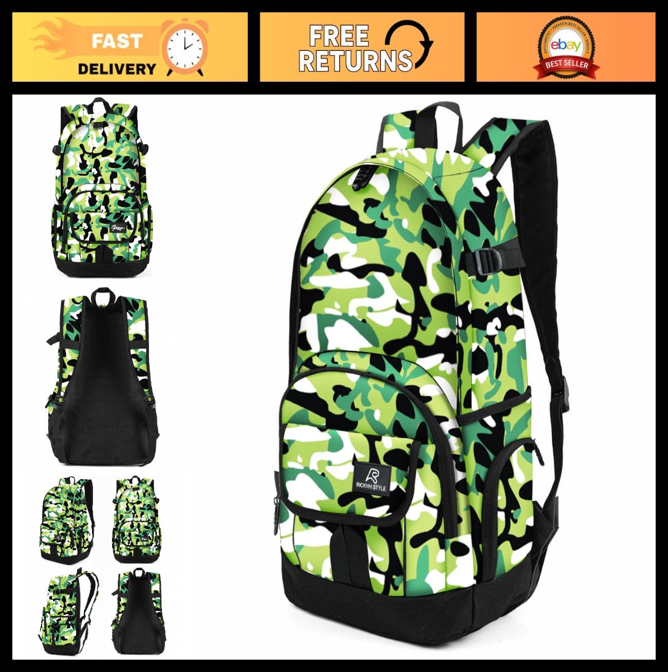 Lightweight School Backpack Travel Bag for Men & Women   College & Daily Use0