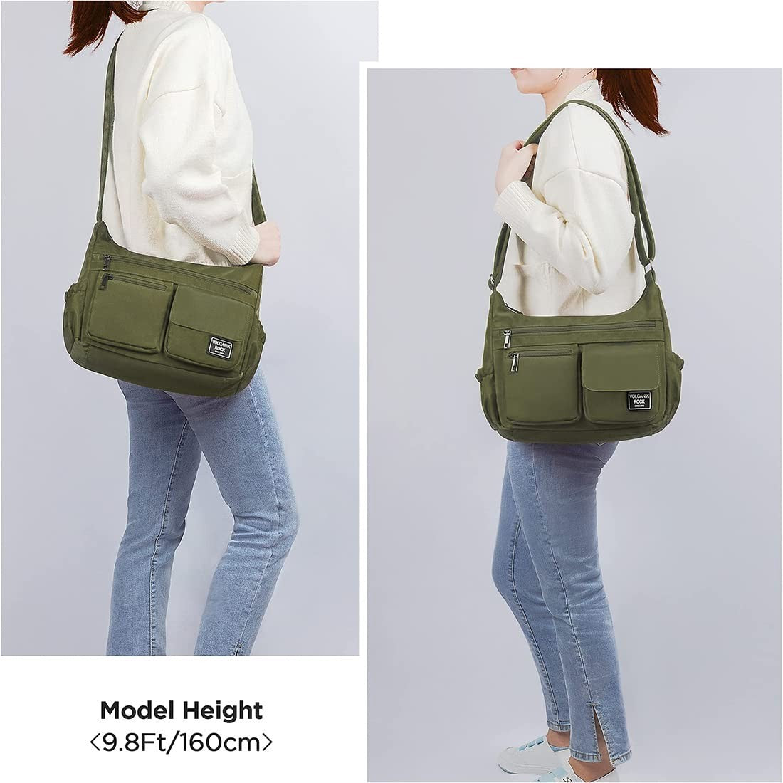 Lightweight Waterproof Crossbody Bag for Women | RFID Travel Shoulder Purse2