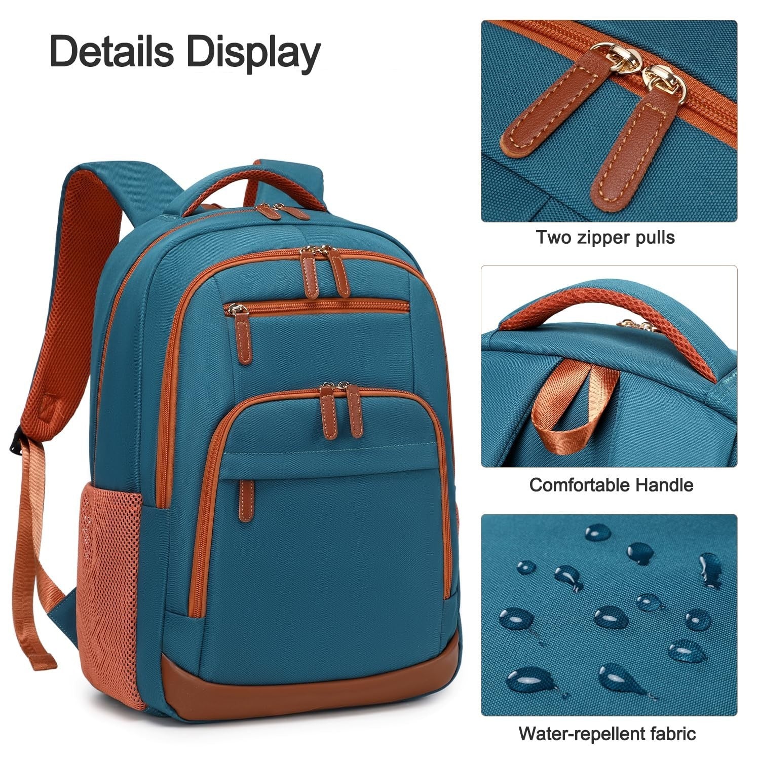 40L Travel Backpack for Men & Women, TSA Approved Carry-On, Fits 17" Laptop, Dar6