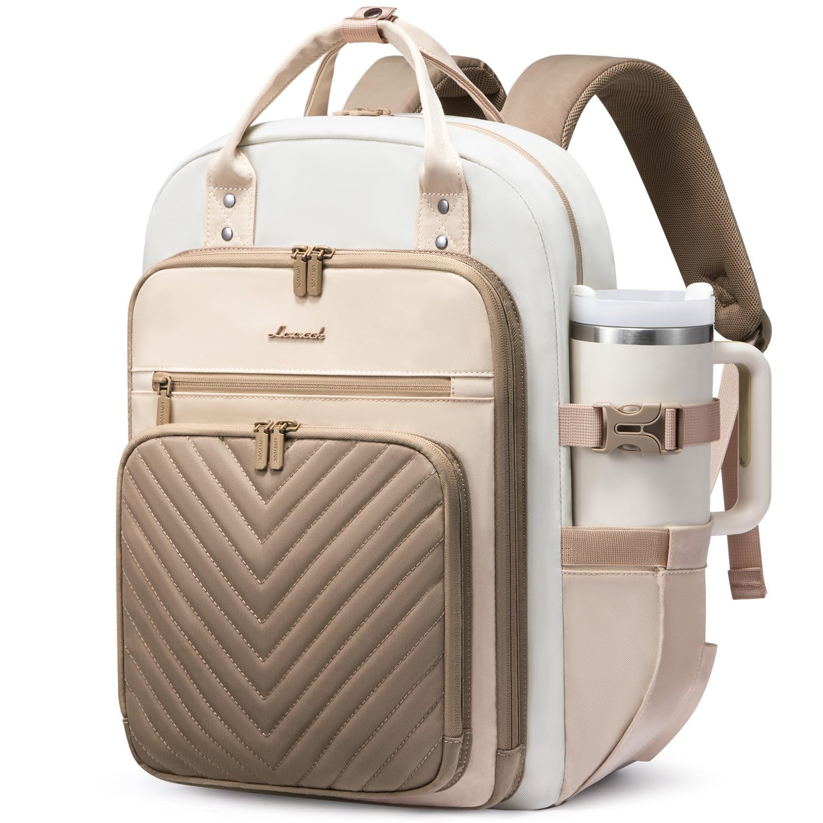 Stylish Water Resistant Laptop Backpack for Women   Travel, Work, Business, Nurs1