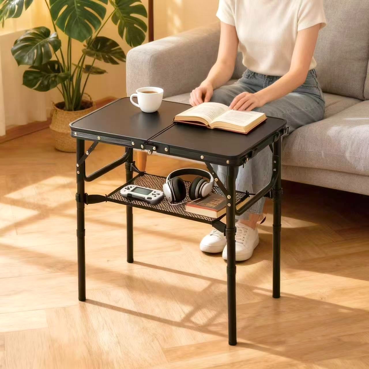 Here’s an optimized eBay title for the product:"Adjustable Folding TV Tray Tab2