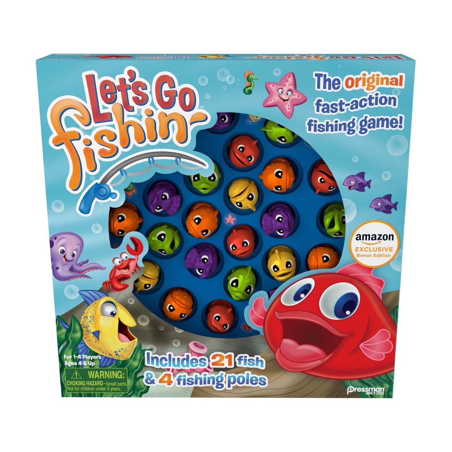 Let's Go Fishin' Card Game   Bonus Edition for 1 4 Players, Ages 4+, Fun Family1
