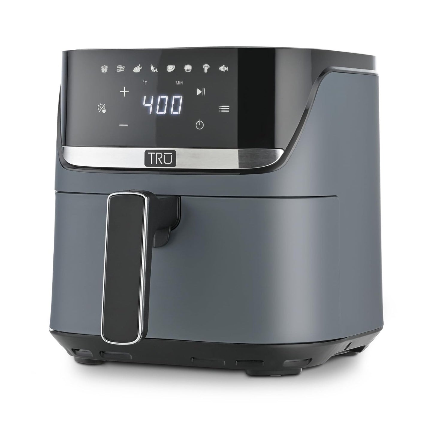 4 Quart Digital Air Fryer   Family Size, One Touch Control, 8 Cooking Presets, N1