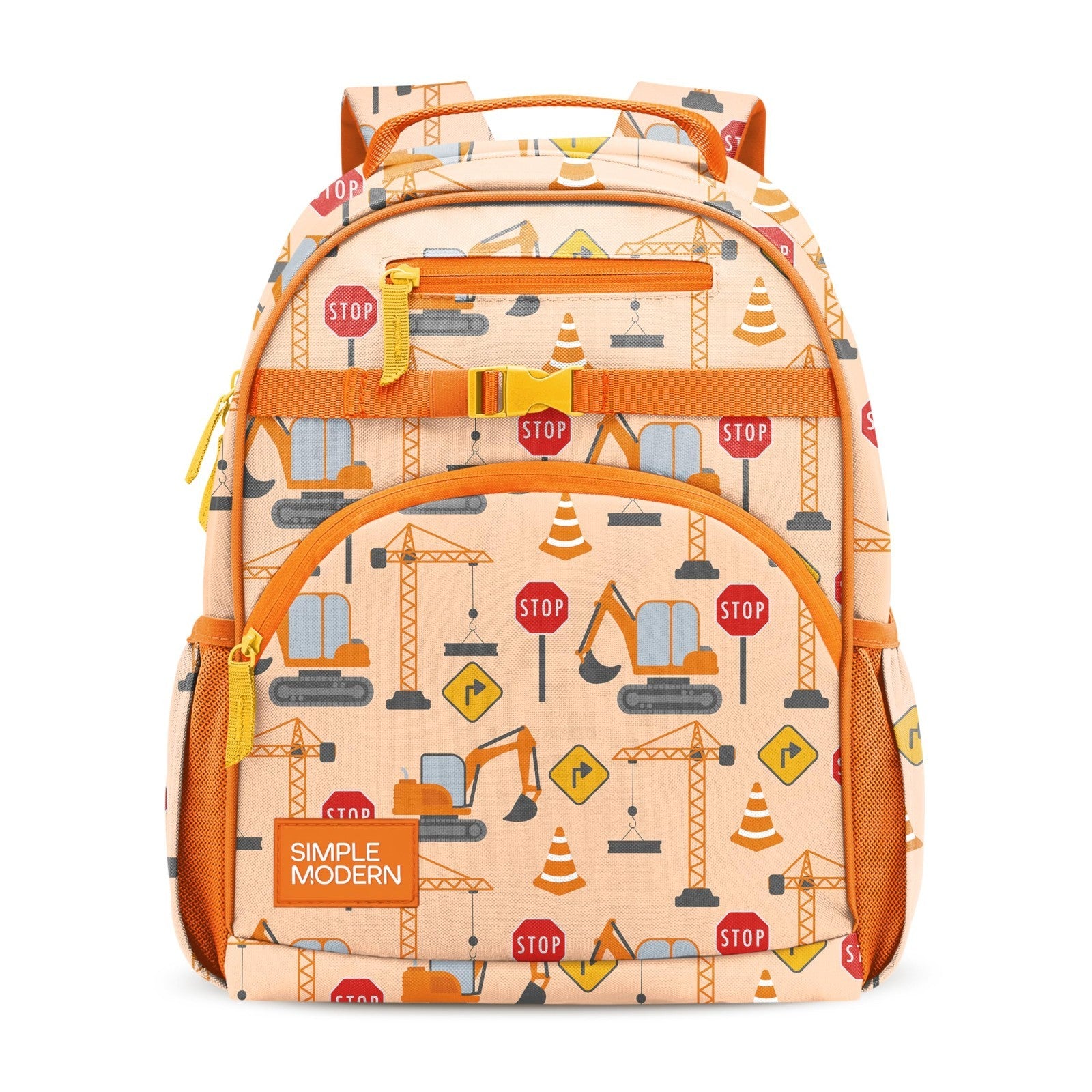 Kids School Backpack 12L | Cute Construction Bookbag for Toddlers & Preschoolers1