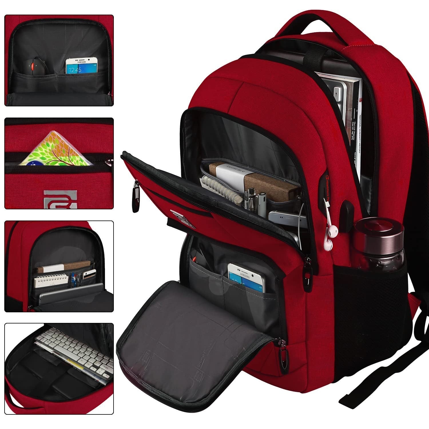 Slim Anti Theft Laptop Backpack for Business Travel & College   Stylish & Durabl2