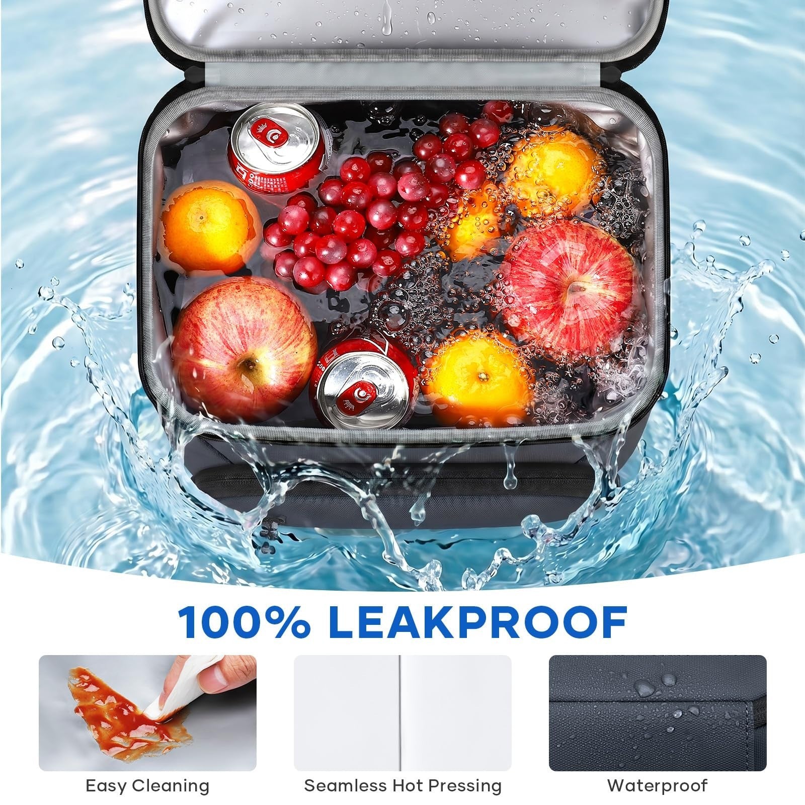 Insulated Cooler Backpack for 33 Cans - Leakproof, Waterproof, Anti-Theft, Trave3