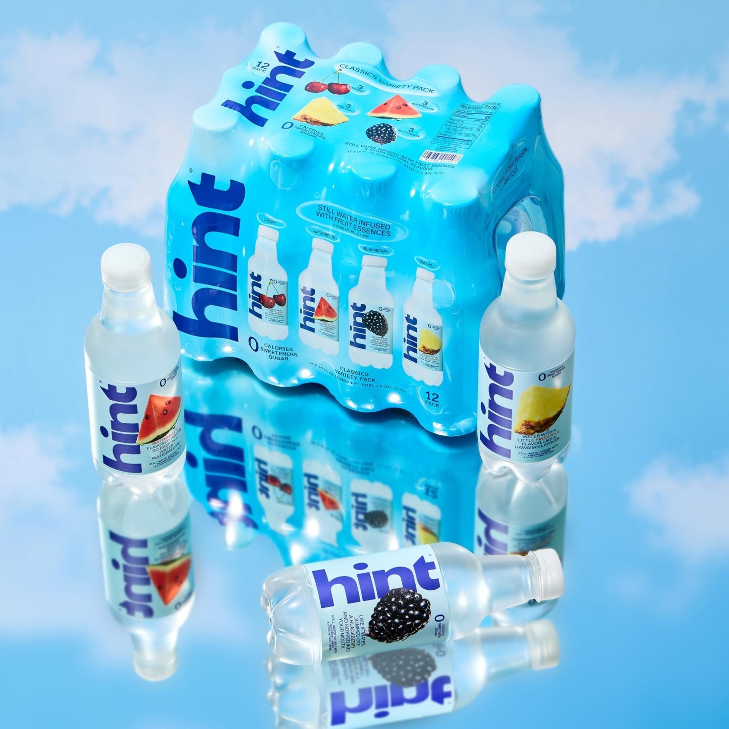 Flavored Water Variety Pack   12 Bottles, Zero Sugar, 0 Calories, Vegan, Gluten 7